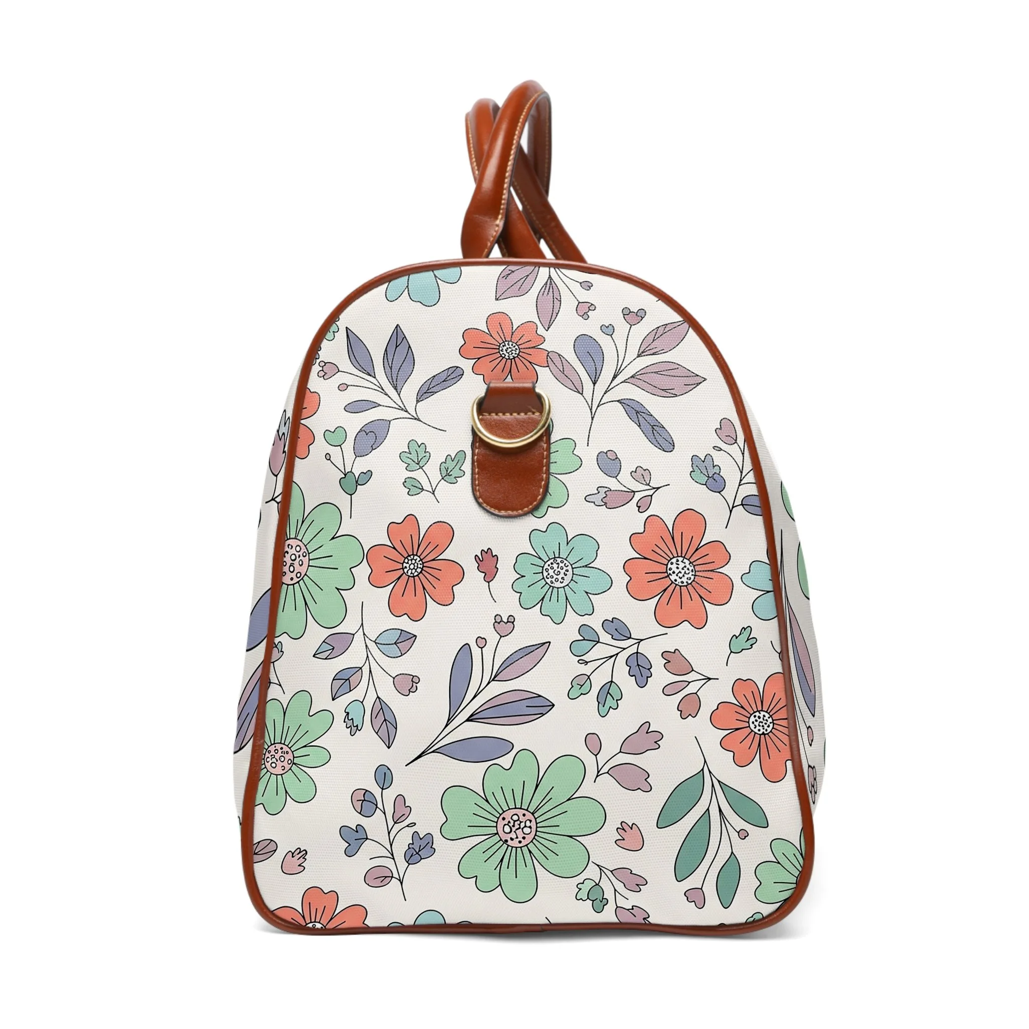 Bolsa de Viagem Floral Impermeável