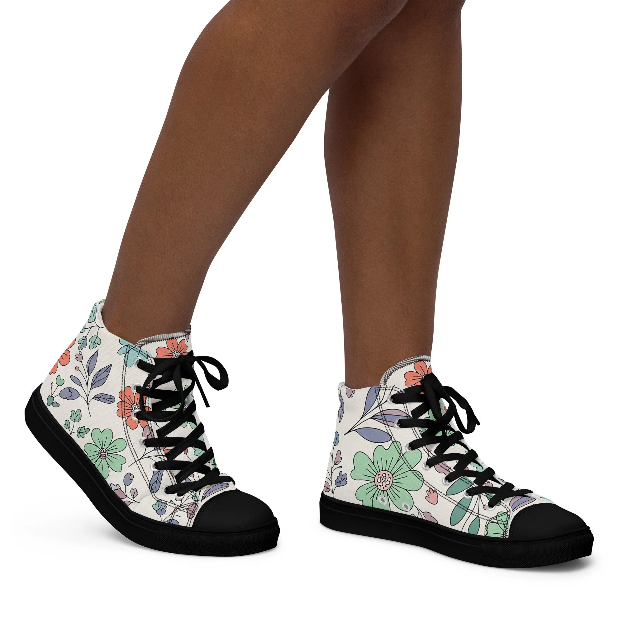 Sapatilhas High Top Canvas para Mulher – Clássicas, Confortáveis e com Biqueira Sintética