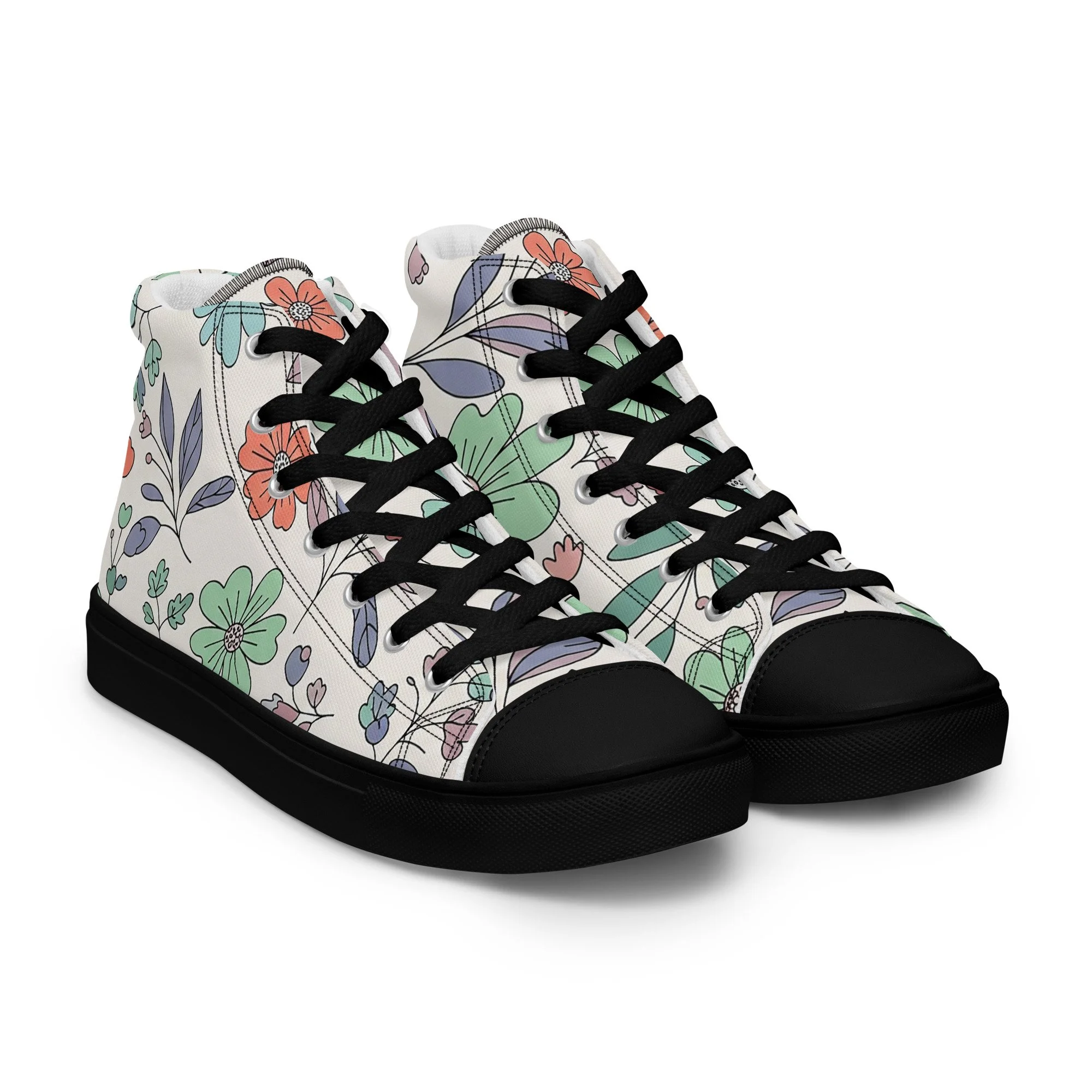 Sapatilhas High Top Canvas para Mulher – Clássicas, Confortáveis e com Biqueira Sintética