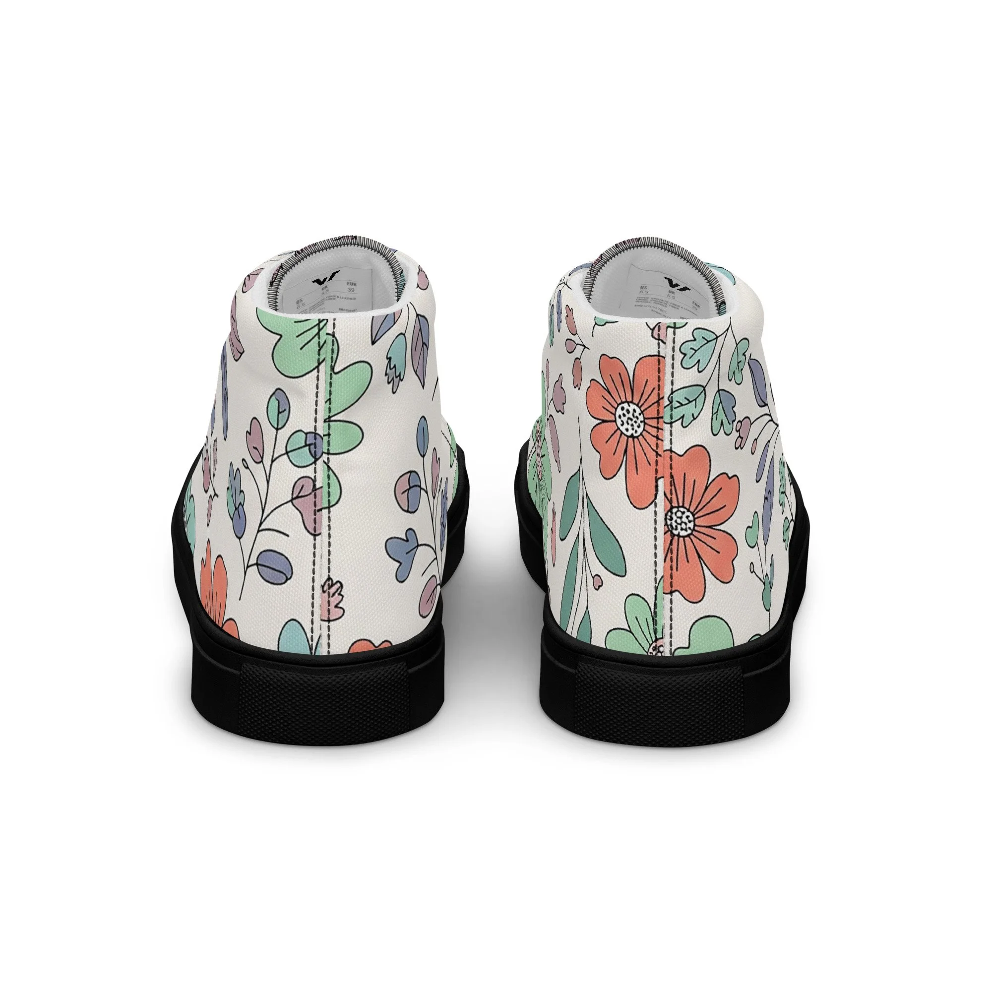 Sapatilhas High Top Canvas para Mulher – Clássicas, Confortáveis e com Biqueira Sintética