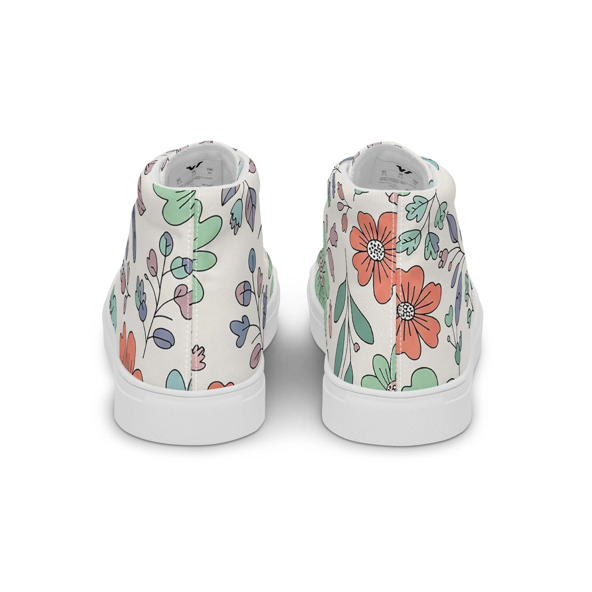 Sapatilhas High Top Canvas para Mulher – Clássicas, Confortáveis e com Biqueira Sintética