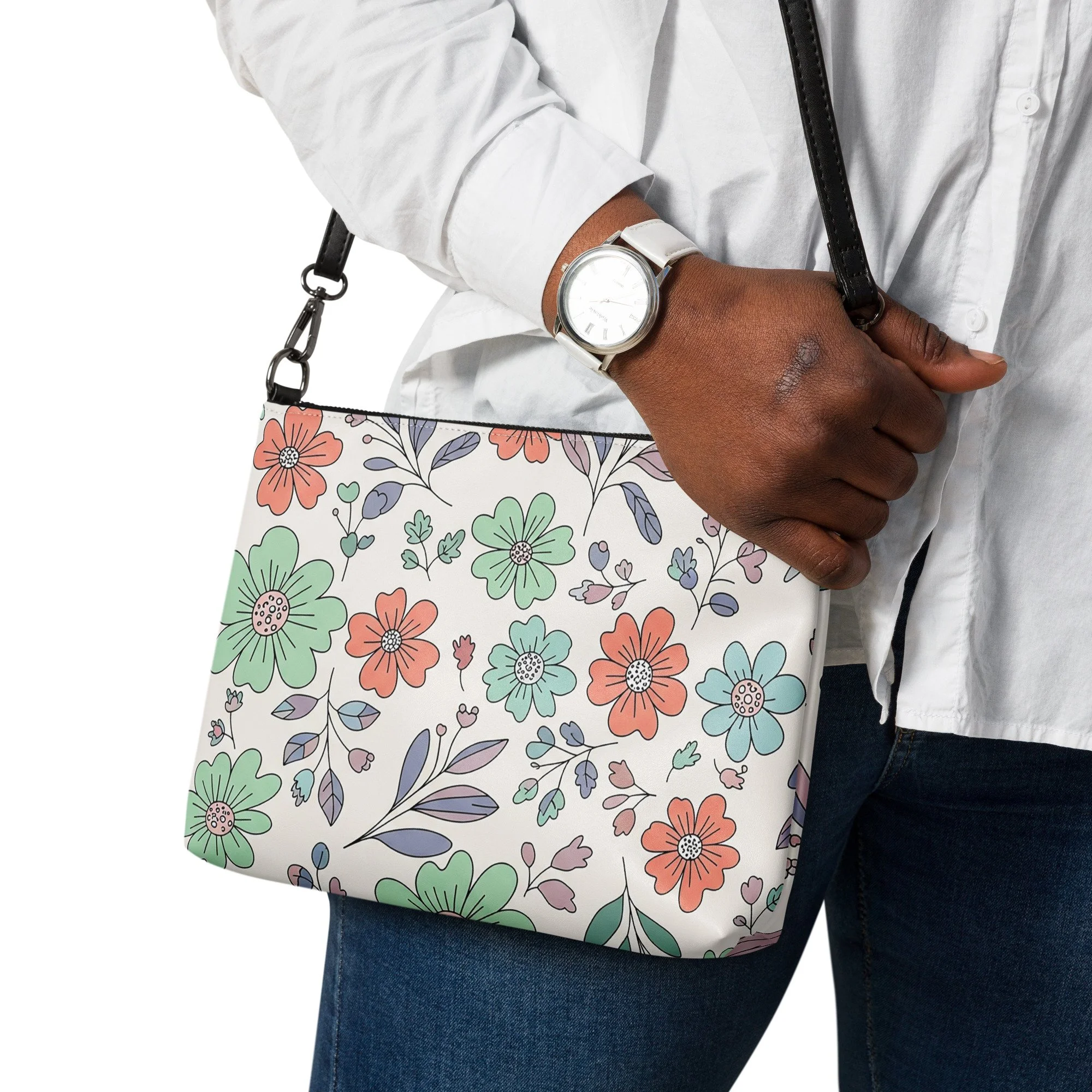 Bolsa Crossbody de Pele Sintética – Versátil, com Alças Ajustáveis e Removíveis