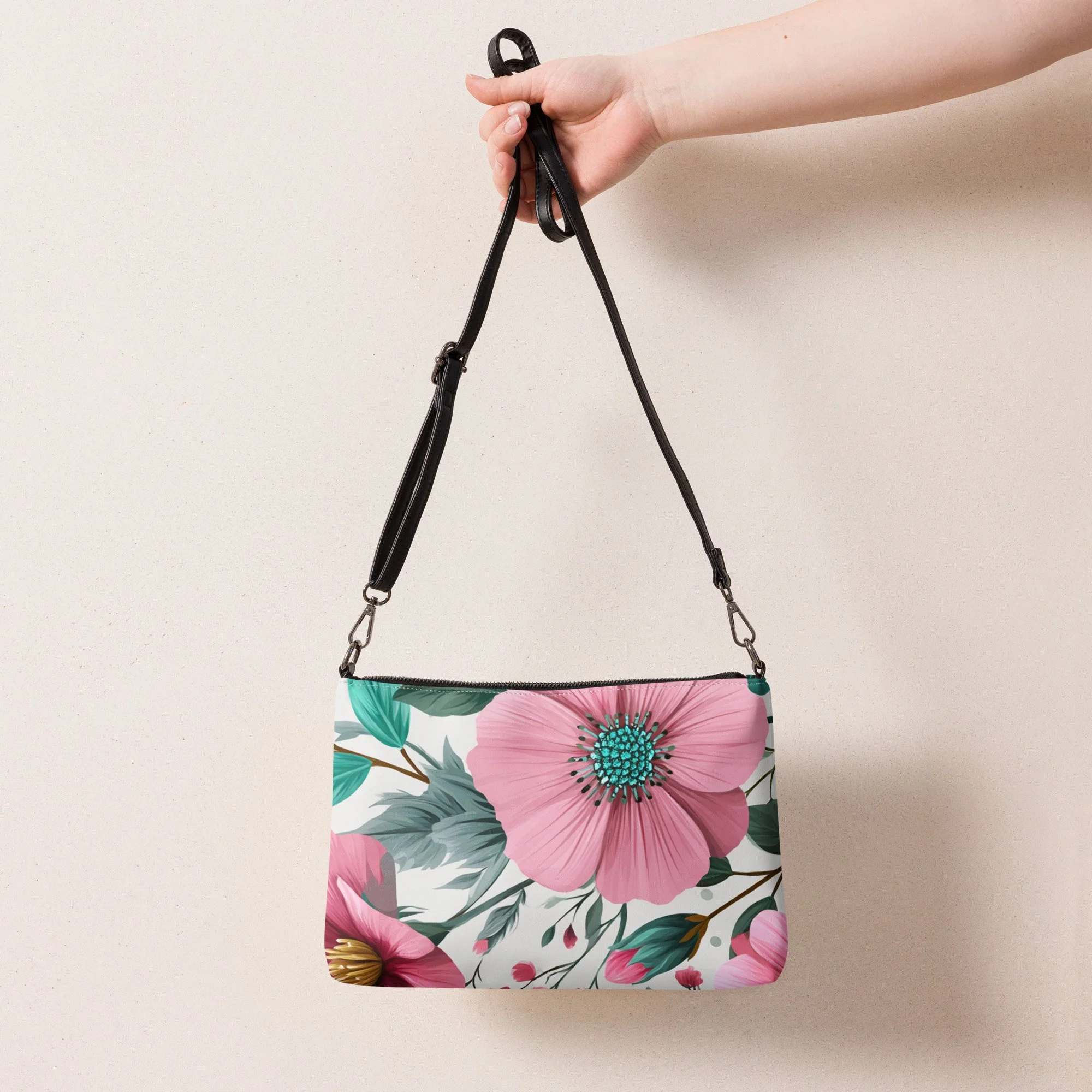 Bolsa Crossbody em Pele Sintética – Versátil, com Alças Removíveis e Organização Interior