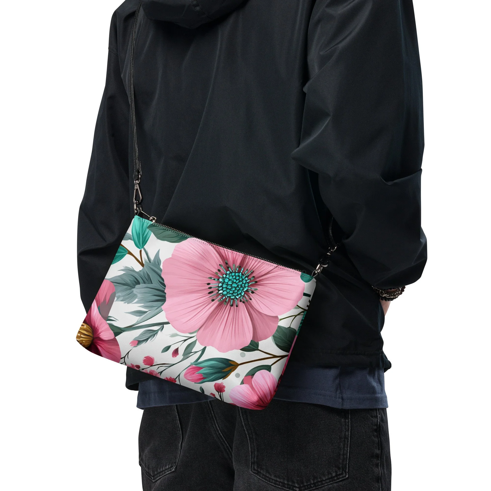 Bolsa Crossbody em Pele Sintética – Versátil, com Alças Removíveis e Organização Interior