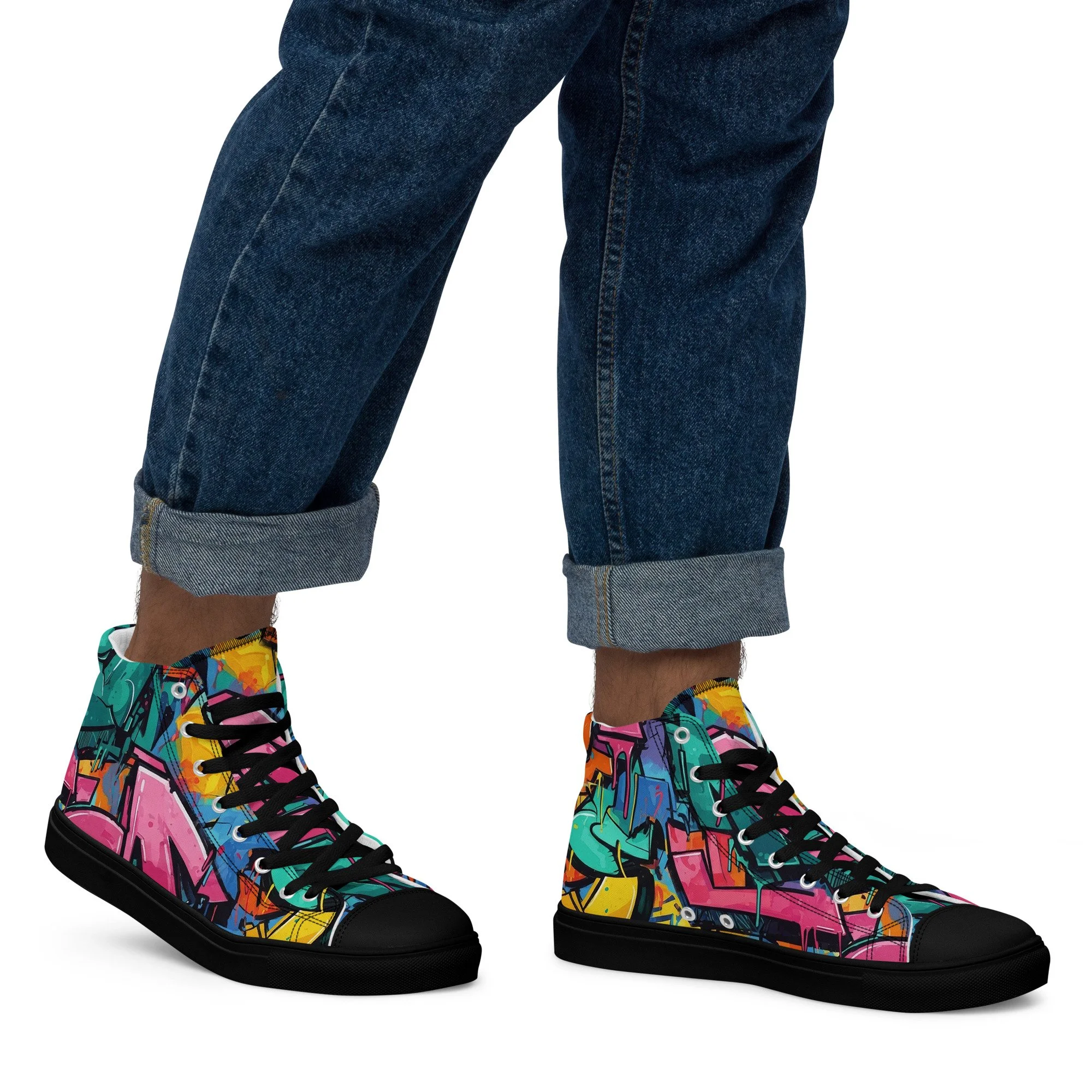 Sapatilhas High Top Canvas MT Gaming para Homem – Estilo Urbano e Conforto