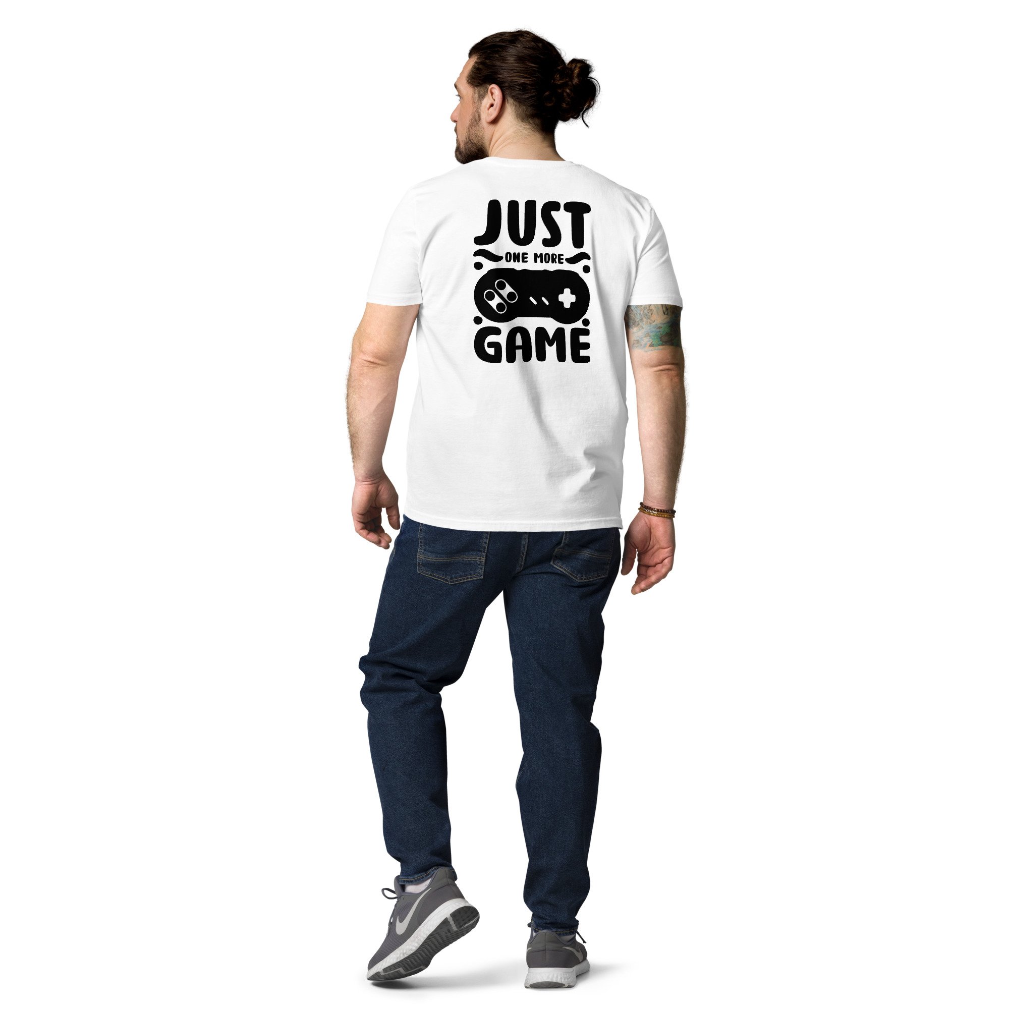 T-shirt Unissexo "JUST ONE MORE GAME" MT Gaming – Algodão Orgânico, Conforto e Estilo