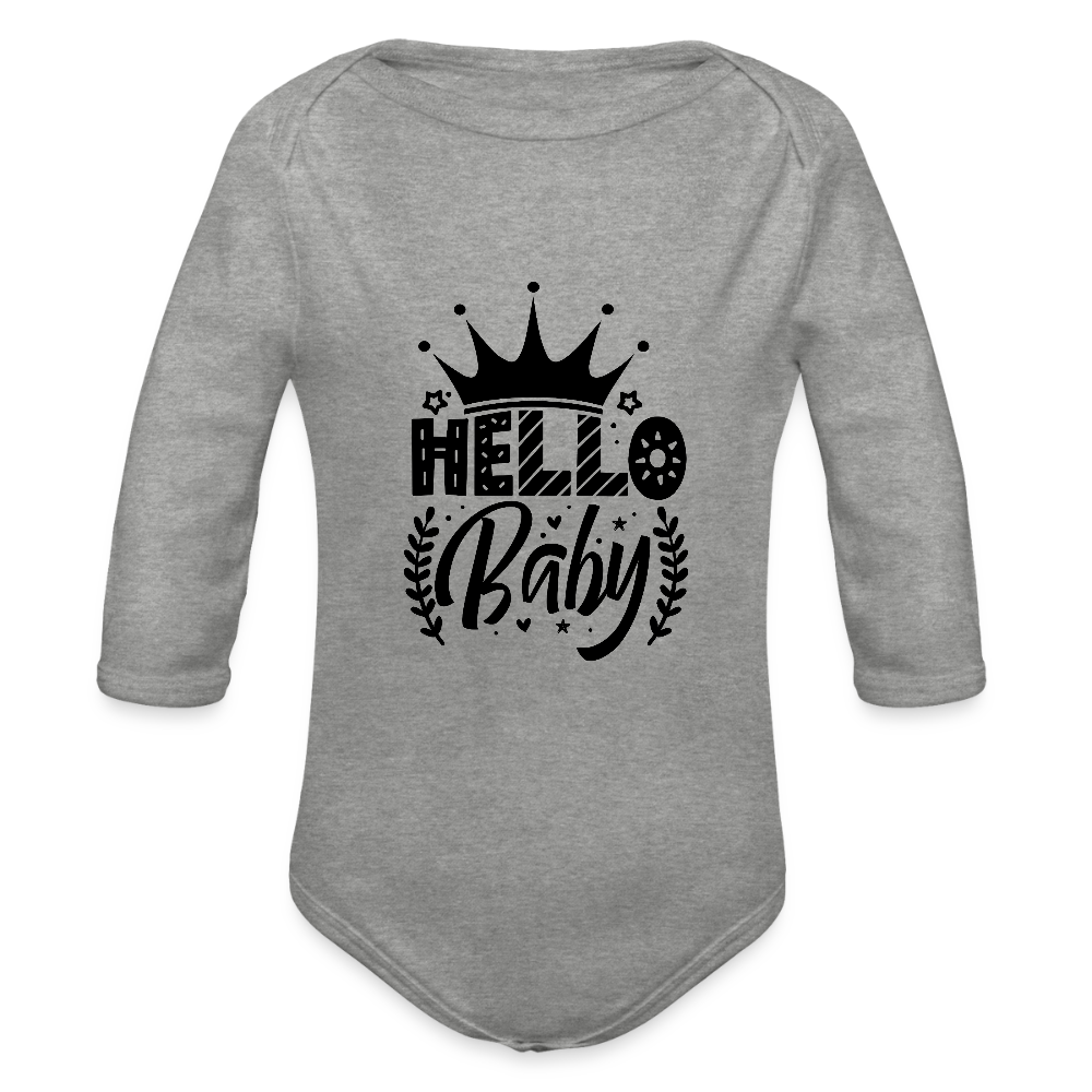 Body de Bebé Manga Comprida em Algodão Orgânico – Cores Alegres e Conforto Suave