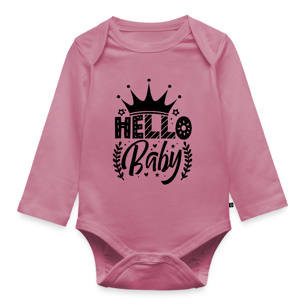 Body de Bebé Manga Comprida em Algodão Orgânico – Cores Alegres e Conforto Suave