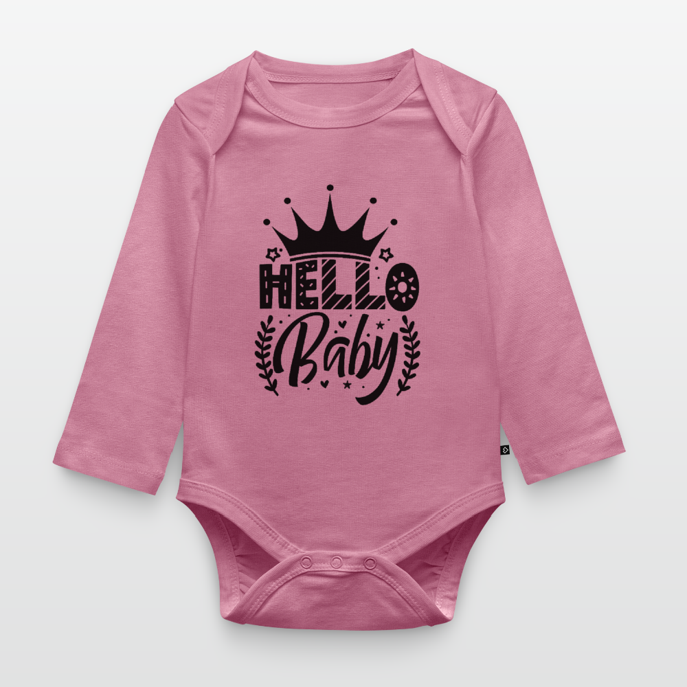 Body de Bebé Manga Comprida em Algodão Orgânico – Cores Alegres e Conforto Suave