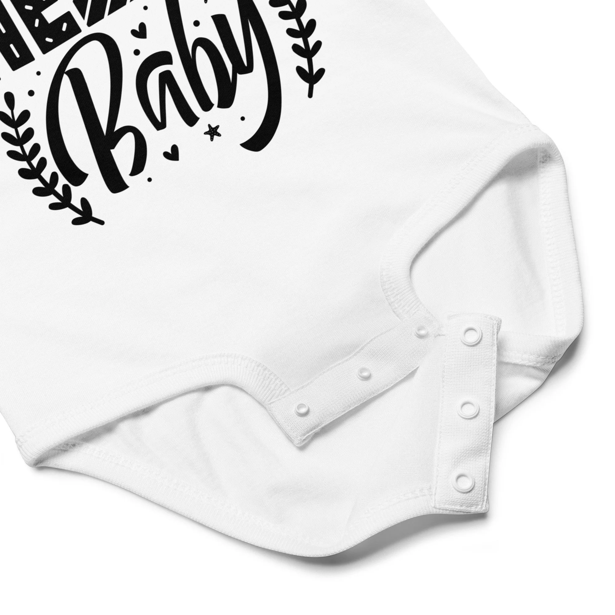 Body de Bebé em Jersey "HELLO BABY" – Toque Suave e Conforto Diário