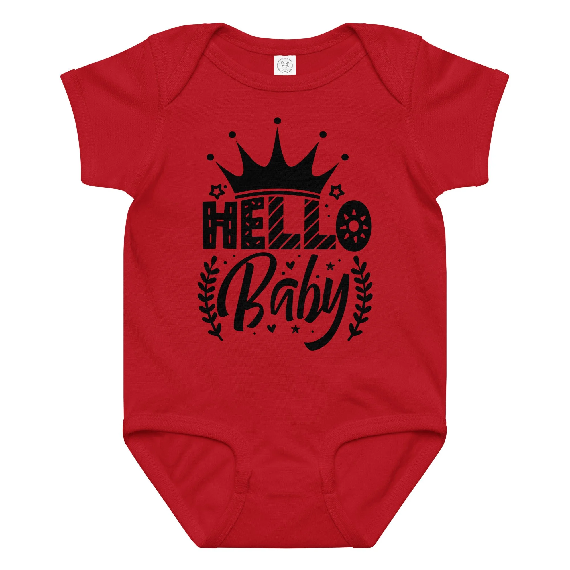 Body de Bebé em Jersey "HELLO BABY" – Toque Suave e Conforto Diário