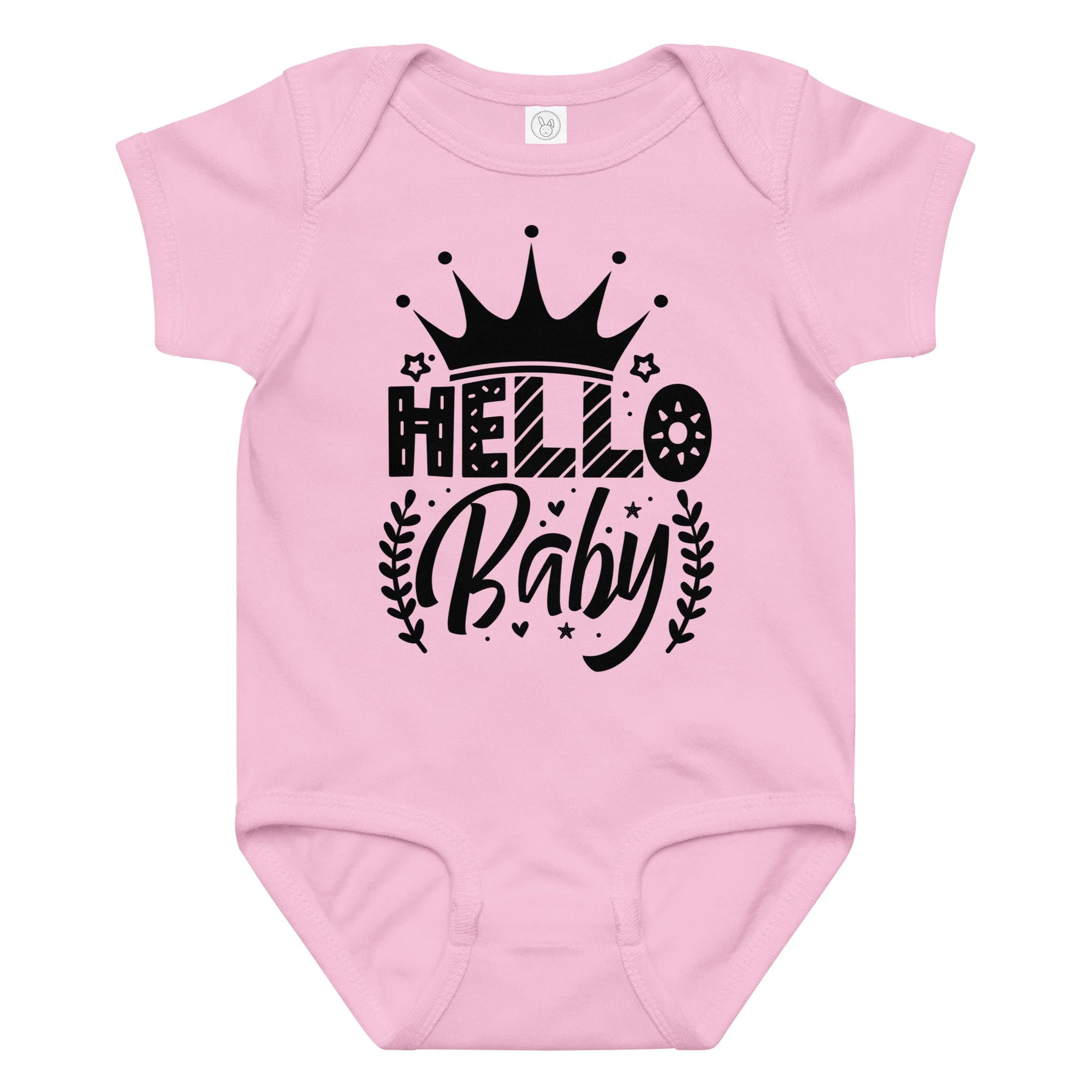 Body de Bebé em Jersey "HELLO BABY" – Toque Suave e Conforto Diário