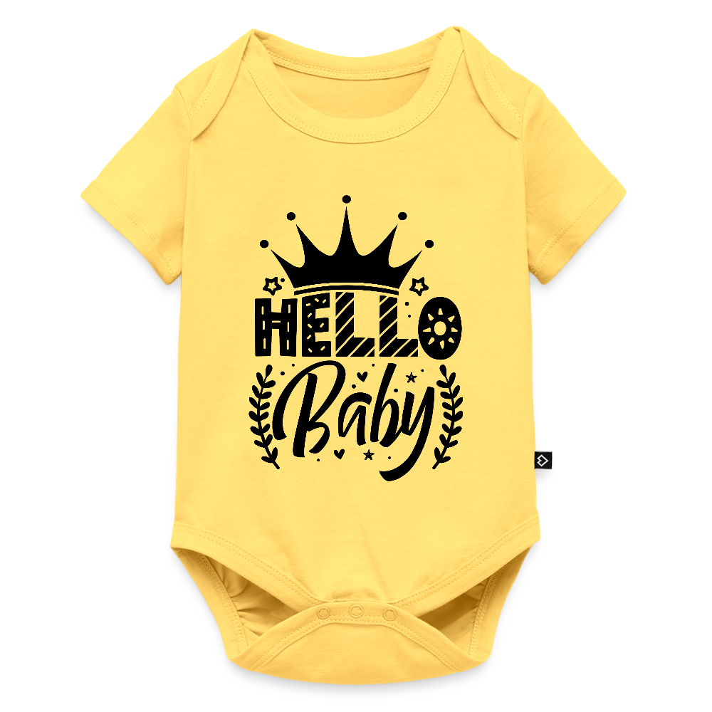 Body de Bebé Manga Curta Orgânico – Fresco, Confortável e de Fácil Utilização