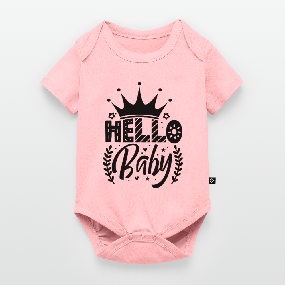 Body de Bebé Manga Curta Orgânico – Fresco, Confortável e de Fácil Utilização