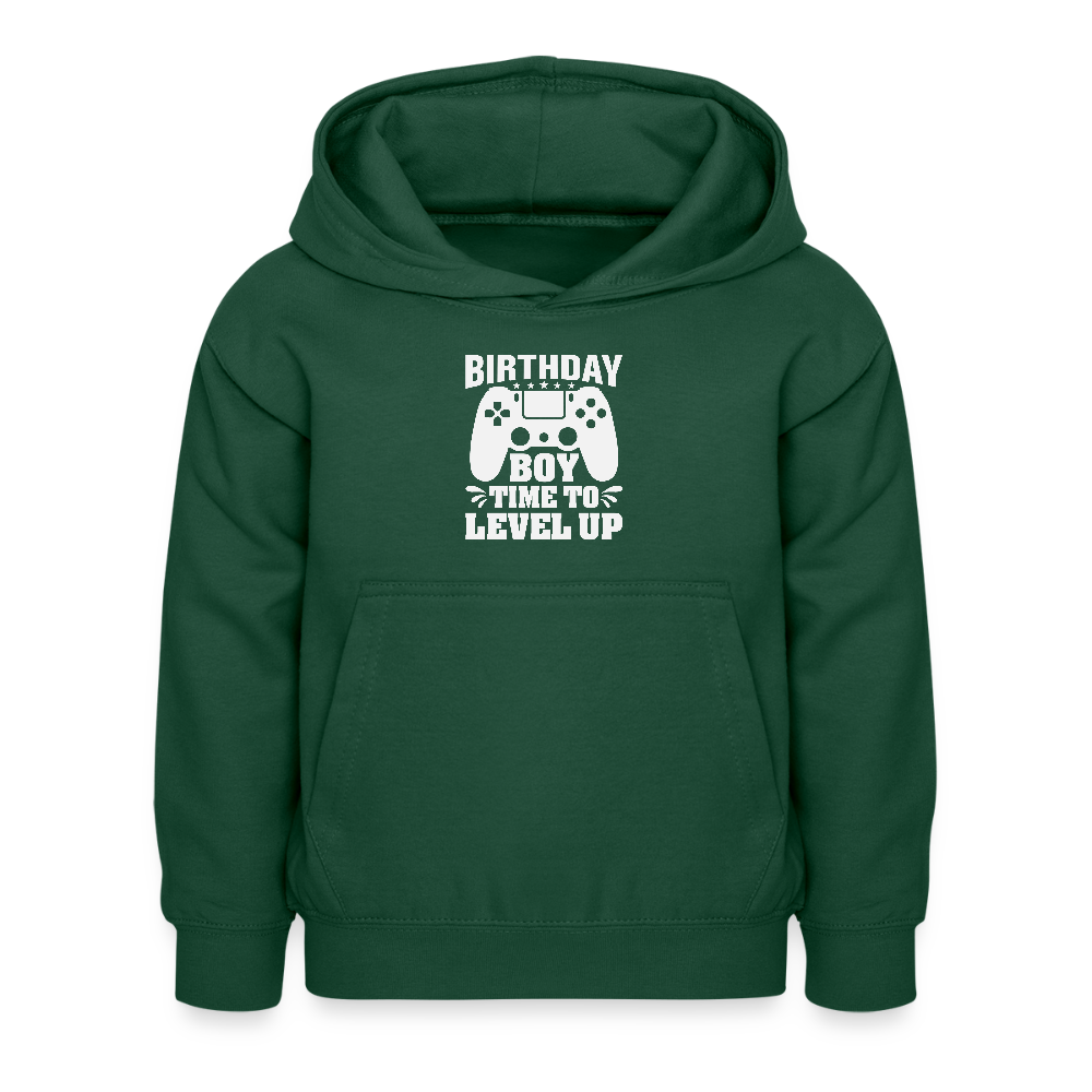 Hoodie Infantil "BIRTHDAY BOY, TIME TO LEVEL UP" – Aconchegante e Prático para Crianças