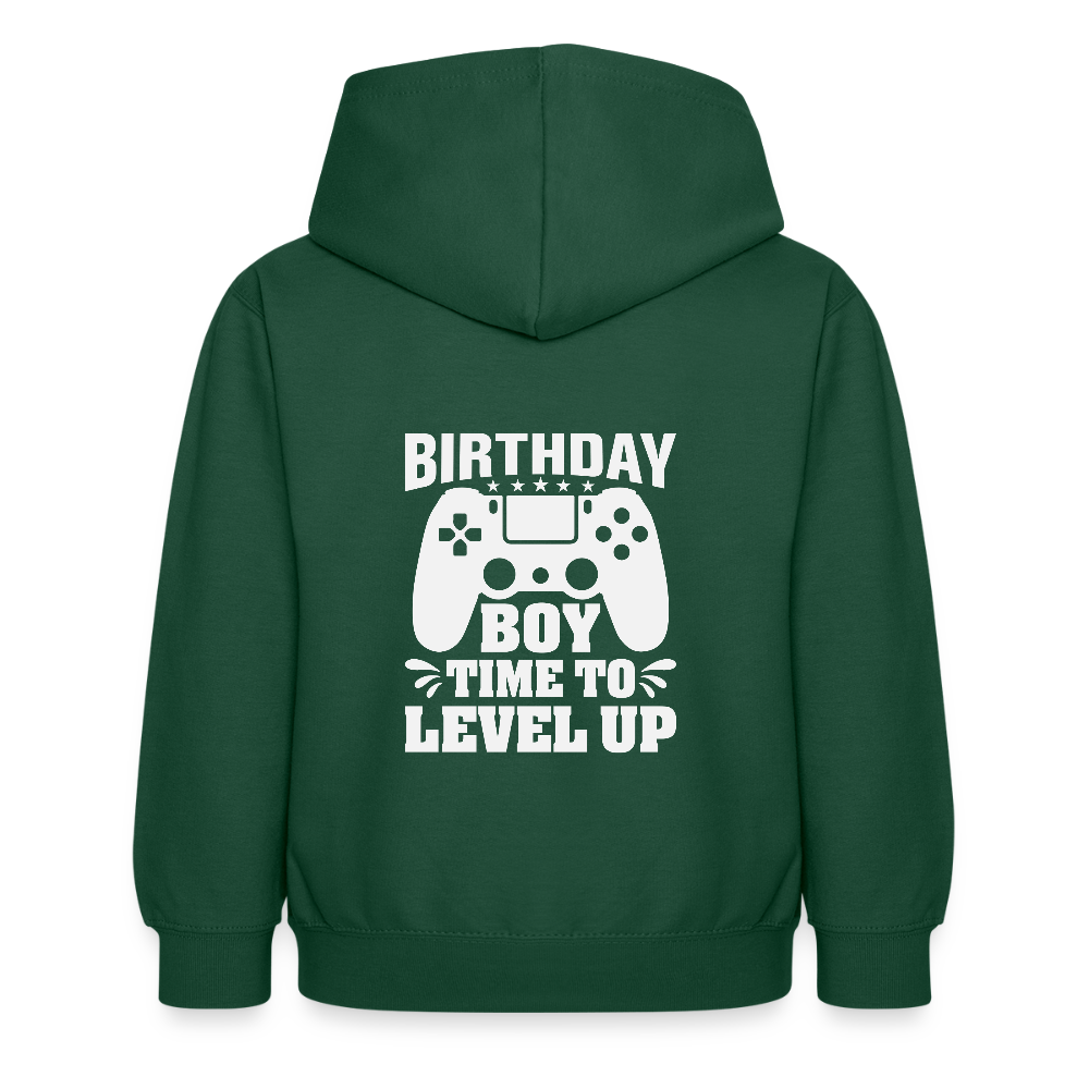 Hoodie Infantil "BIRTHDAY BOY, TIME TO LEVEL UP" – Aconchegante e Prático para Crianças