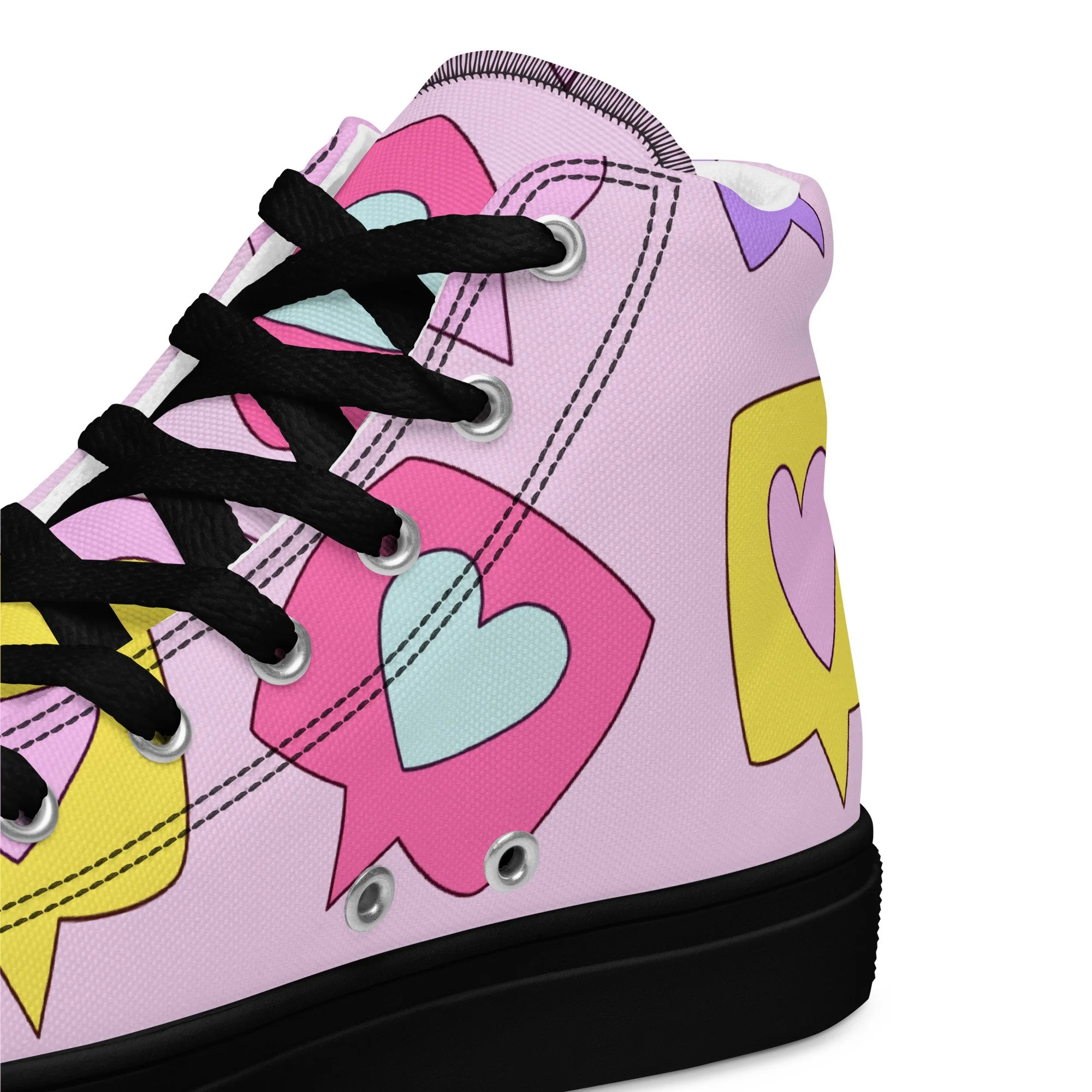 Sapatilhas High Top Canvas para Mulher – Clássicas, Confortáveis e com Estilo Urbano