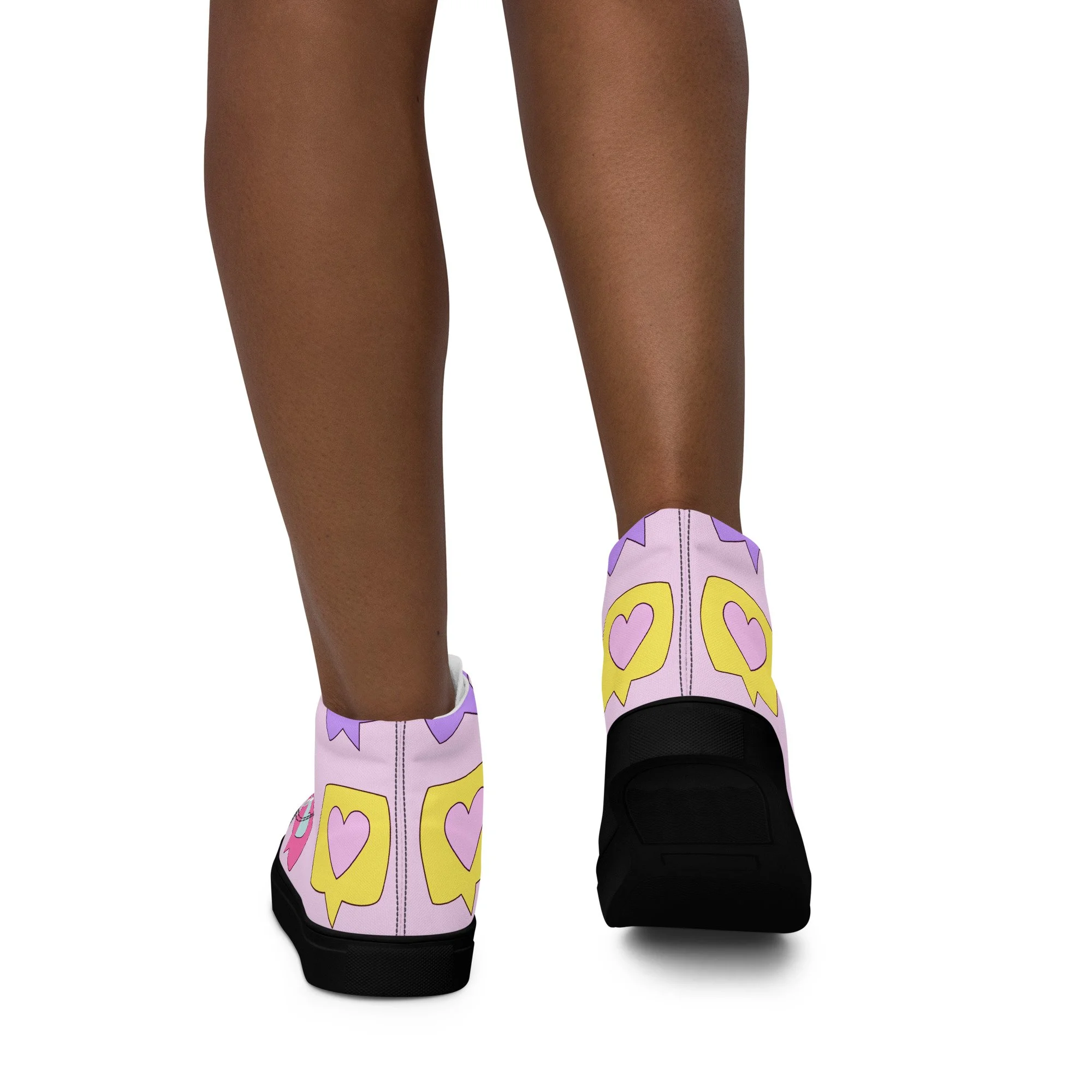 Sapatilhas High Top Canvas para Mulher – Clássicas, Confortáveis e com Estilo Urbano