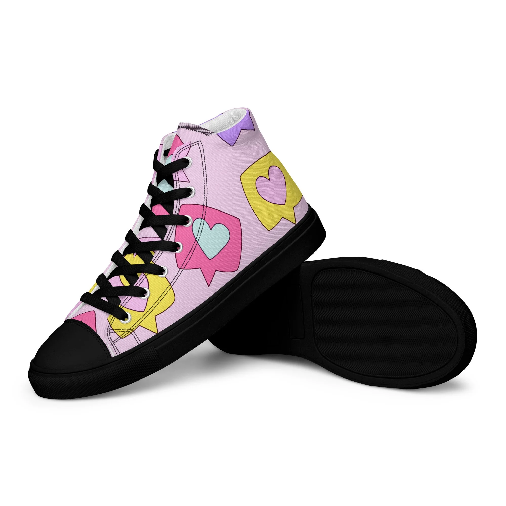 Sapatilhas High Top Canvas para Mulher – Clássicas, Confortáveis e com Estilo Urbano