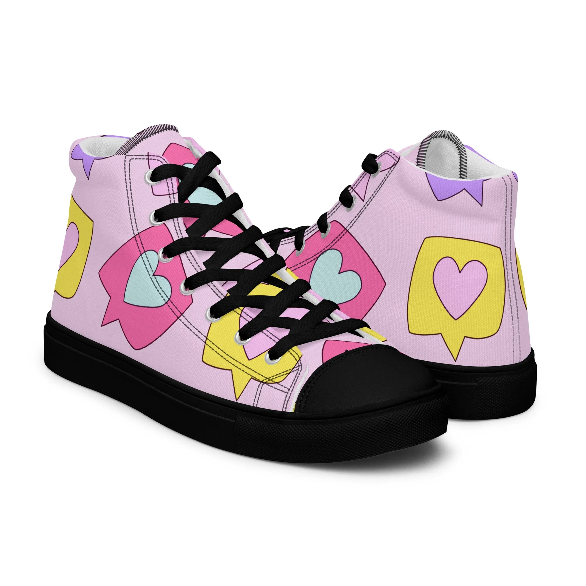 Sapatilhas High Top Canvas para Mulher – Clássicas, Confortáveis e com Estilo Urbano