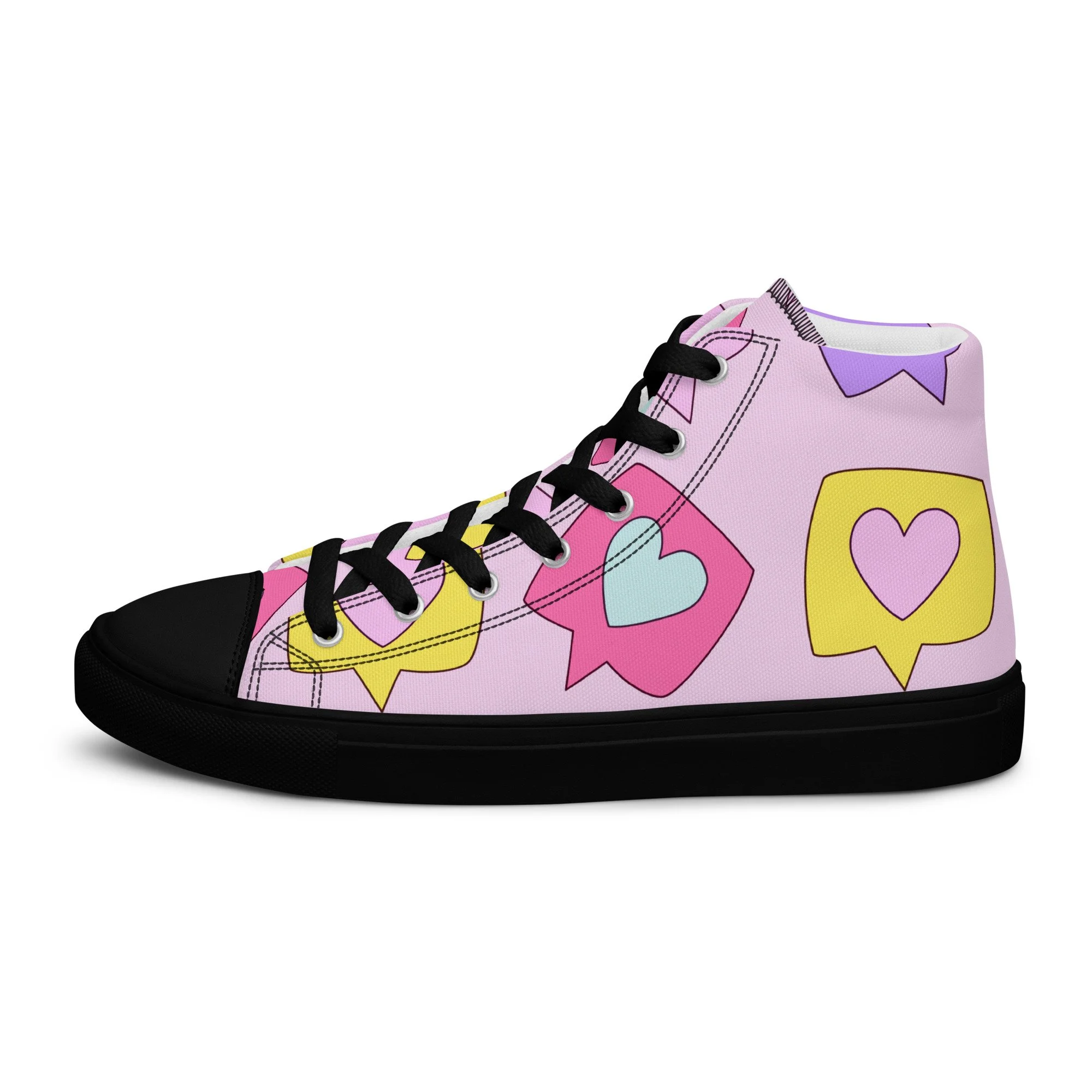 Sapatilhas High Top Canvas para Mulher – Clássicas, Confortáveis e com Estilo Urbano