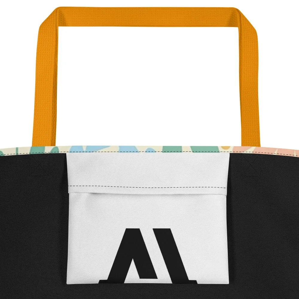 Saco Tote Grande All-Over Print MT Gaming – Ideal para Praia e Dia a Dia