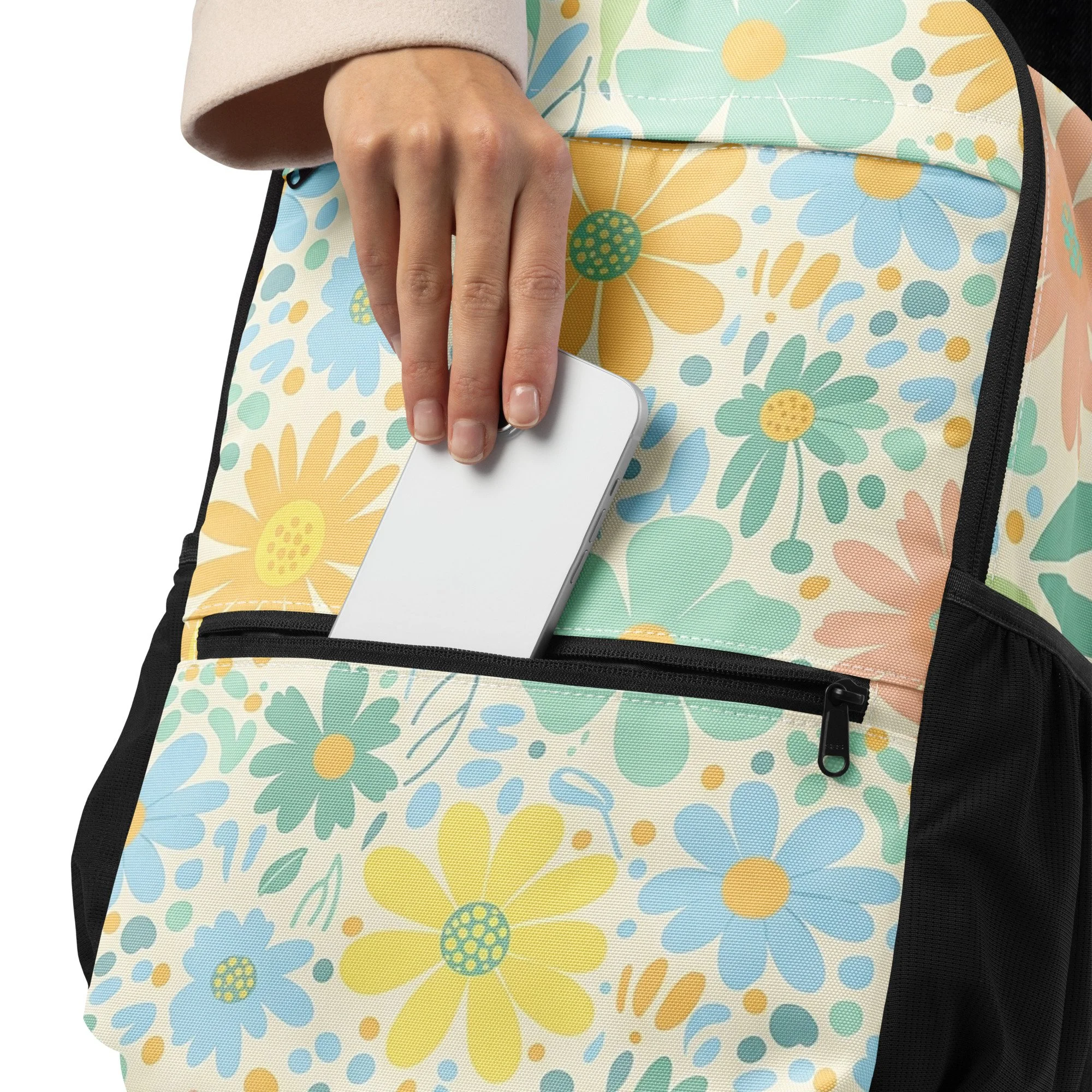 Mochila Floral Utility MT Gaming – Prática, Espaçosa e com Compartimento para Portátil