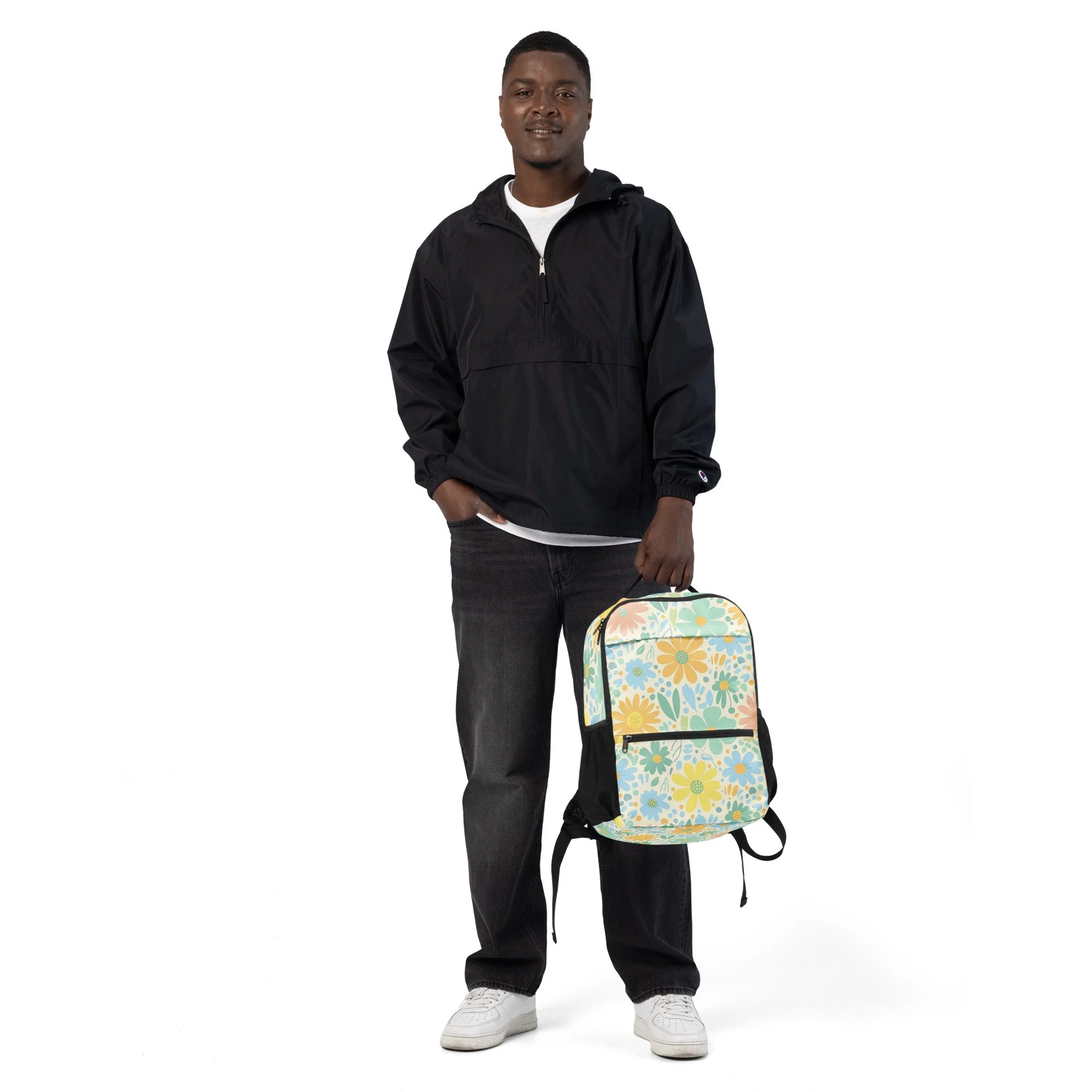 Mochila Floral Utility MT Gaming – Prática, Espaçosa e com Compartimento para Portátil