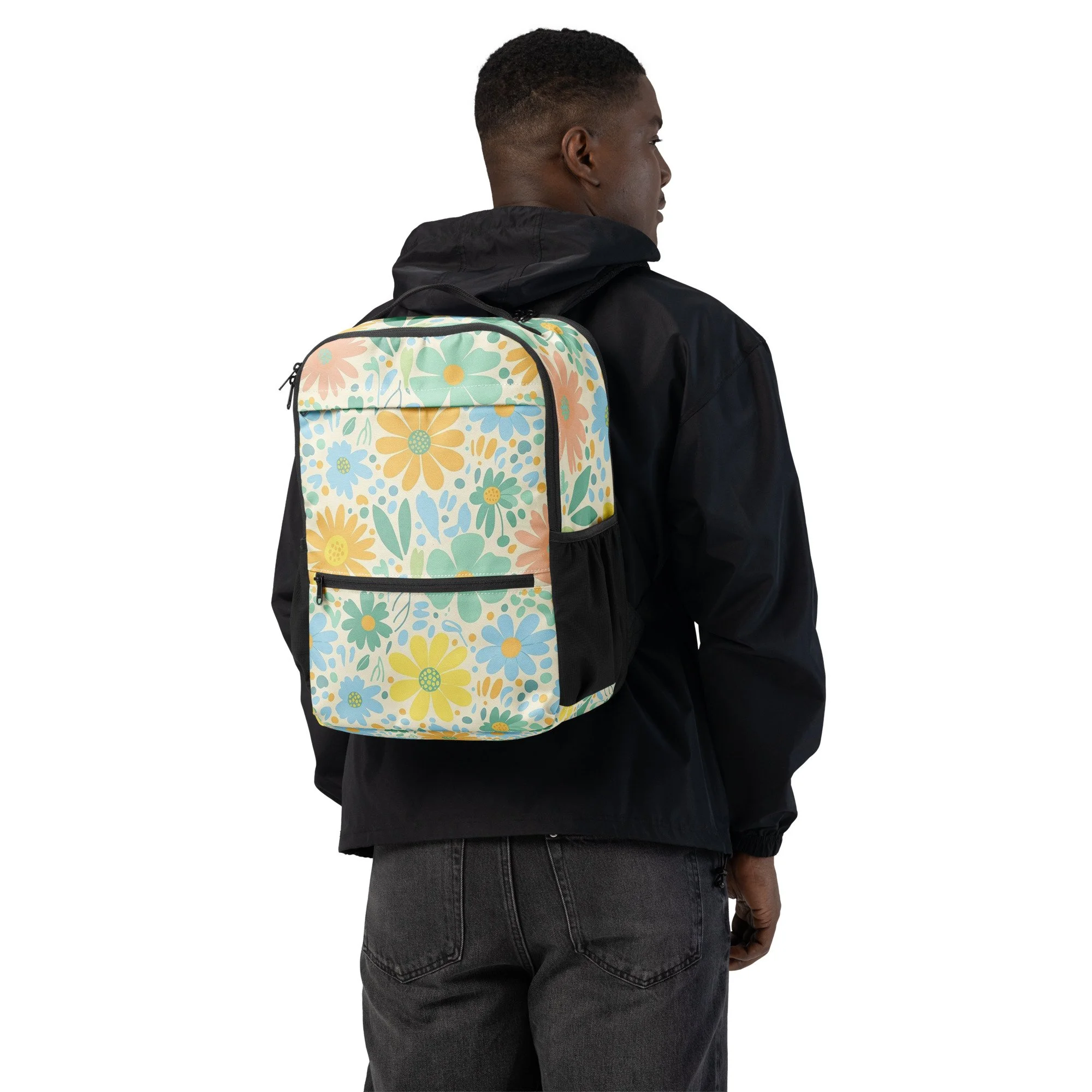 Mochila Floral Utility MT Gaming – Prática, Espaçosa e com Compartimento para Portátil