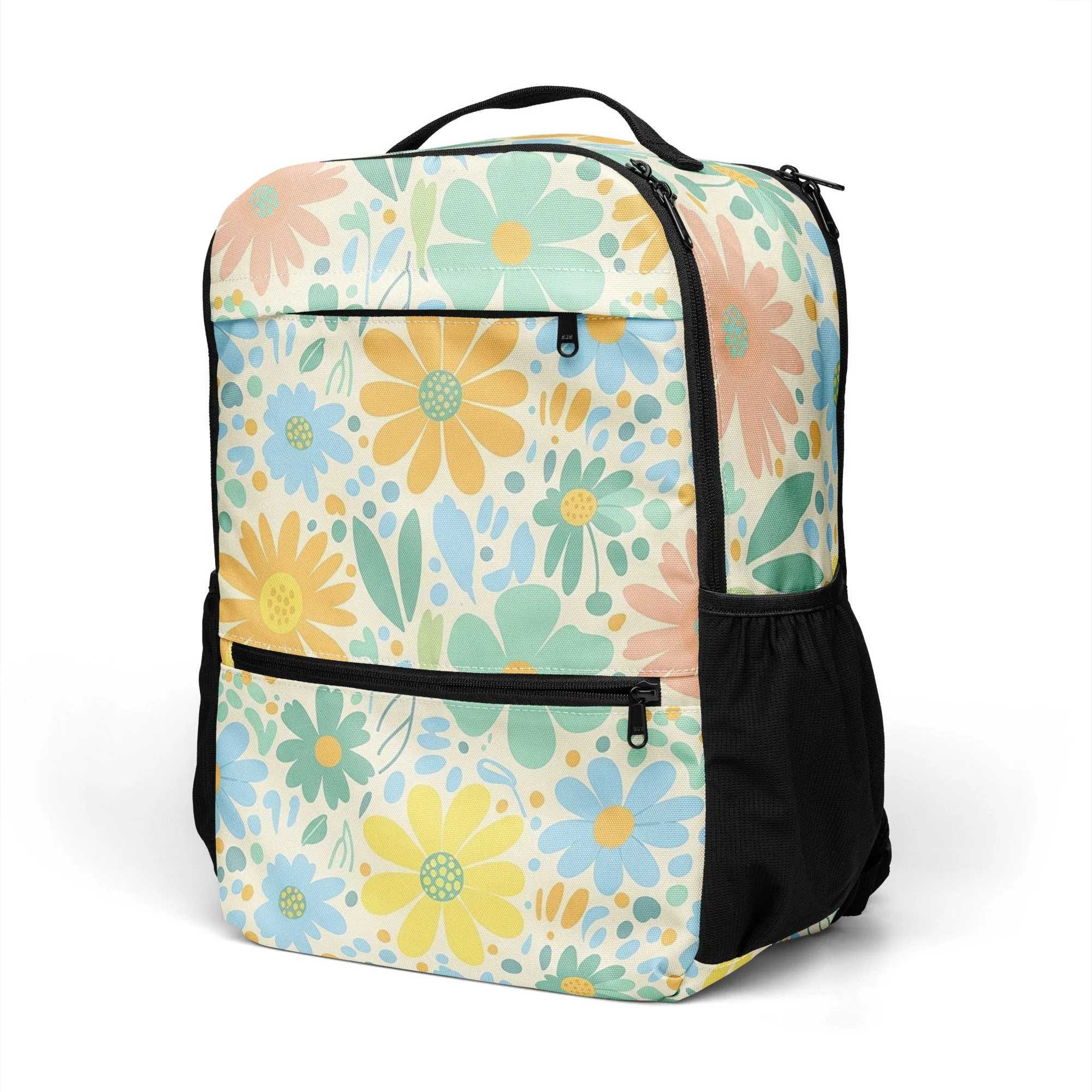 Mochila Floral Utility MT Gaming – Prática, Espaçosa e com Compartimento para Portátil