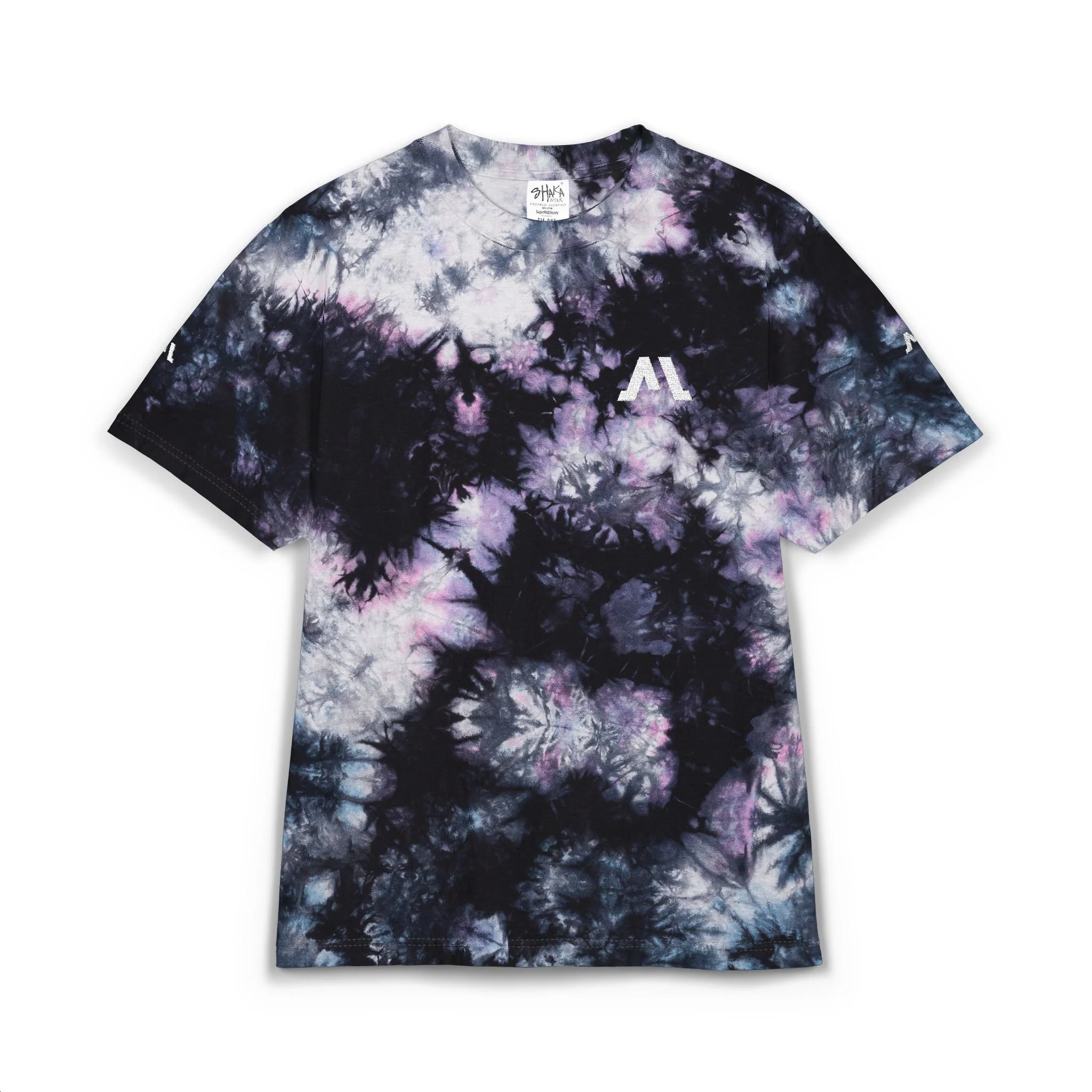 T-shirt Tie-Dye Bordada – Oversized, Retrô