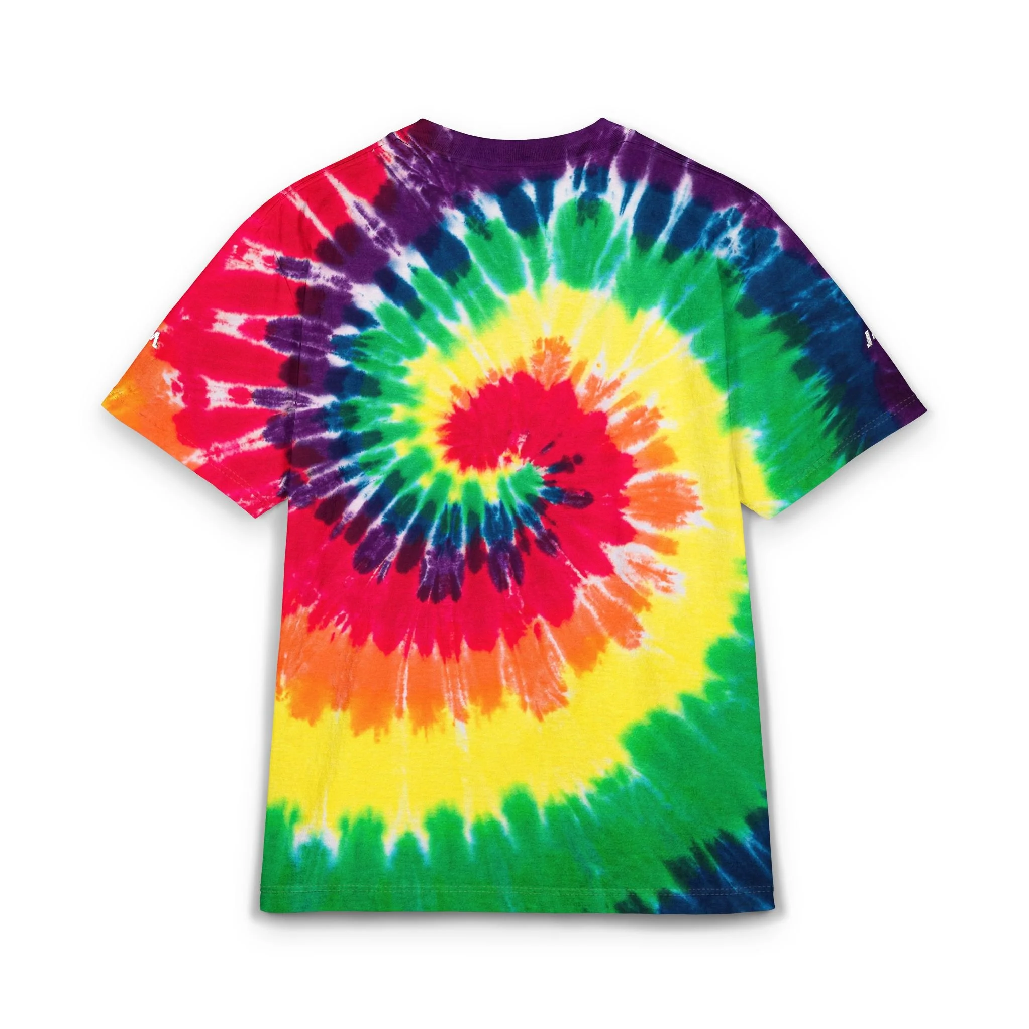 T-shirt Tie-Dye Bordada – Oversized, Retrô