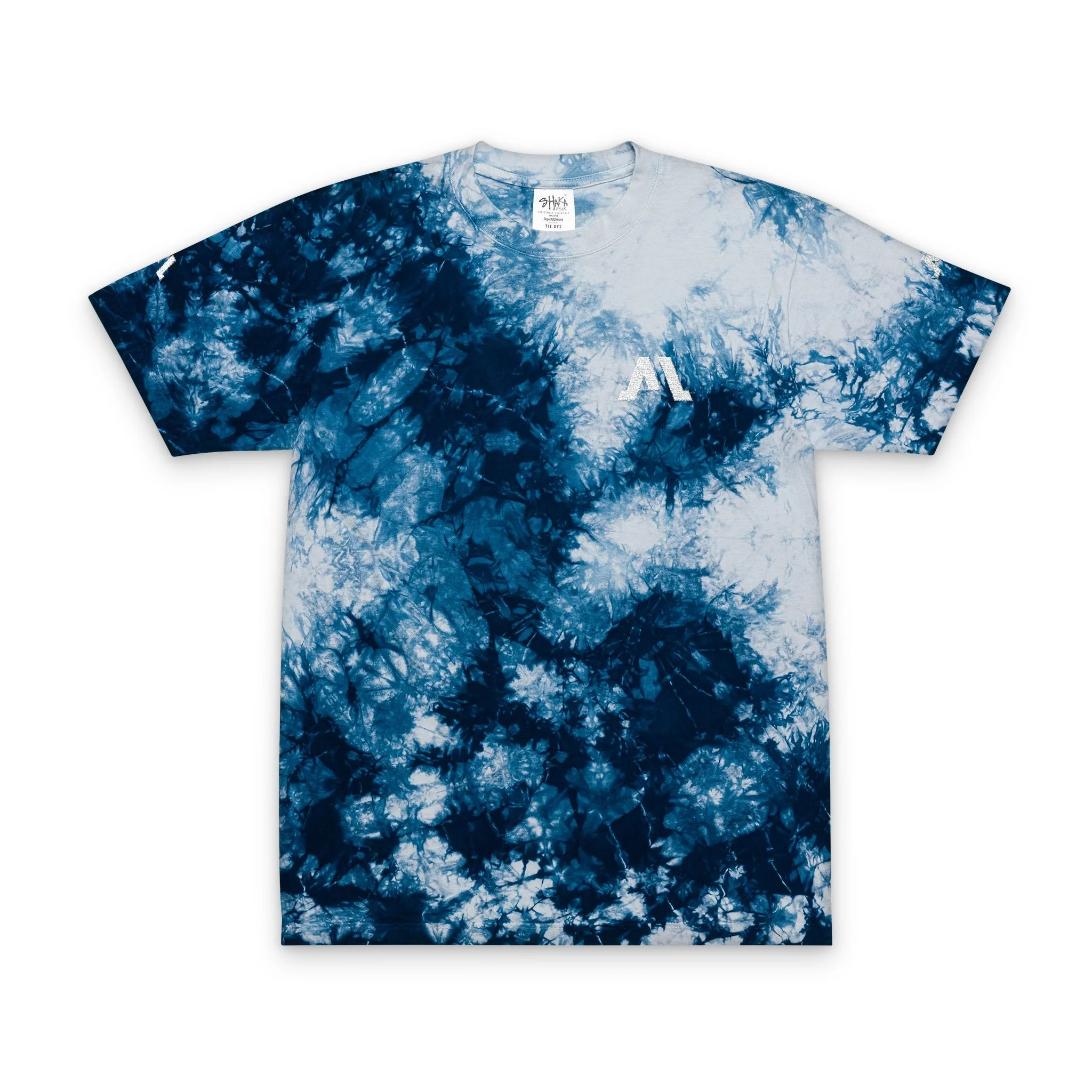 T-shirt Tie-Dye Bordada – Oversized, Retrô