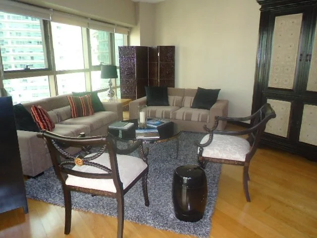2 bedroom 135 sq.m. furnished with balcony, The Residences At Greenbelt 