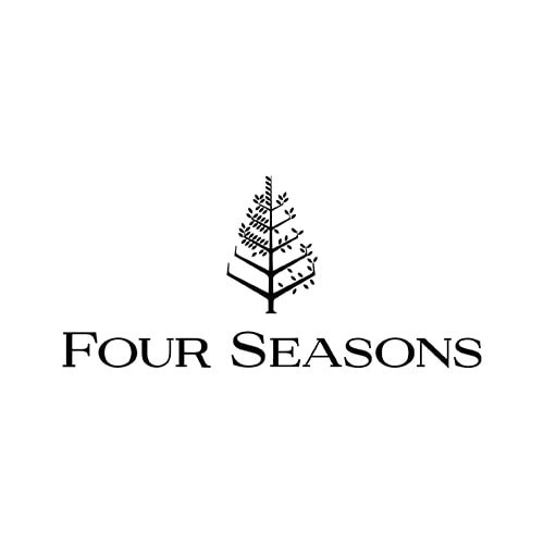 A logo with a stylized tree and the text "Four Seasons" beneath it.