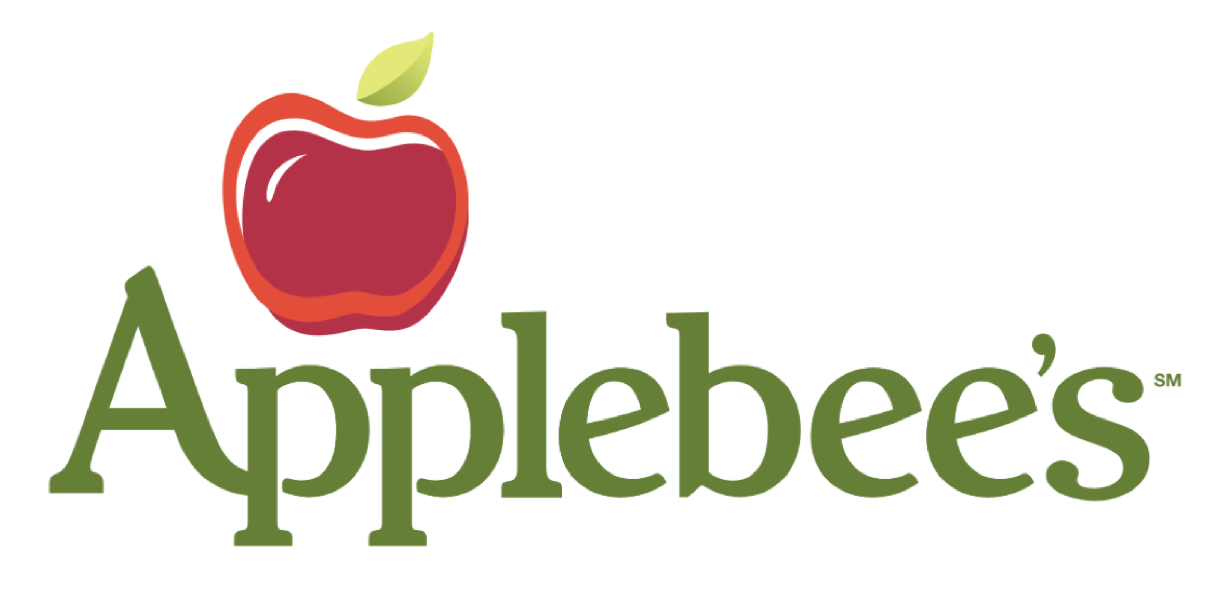 The Applebee's logo featuring a red apple with a green leaf and the word 'Applebee's' in green text underneath.