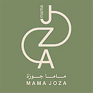 Logo with a stylized 'Z' and 'A' and the words 'MAMA JOZA' and Arabic script below, all on a green background.