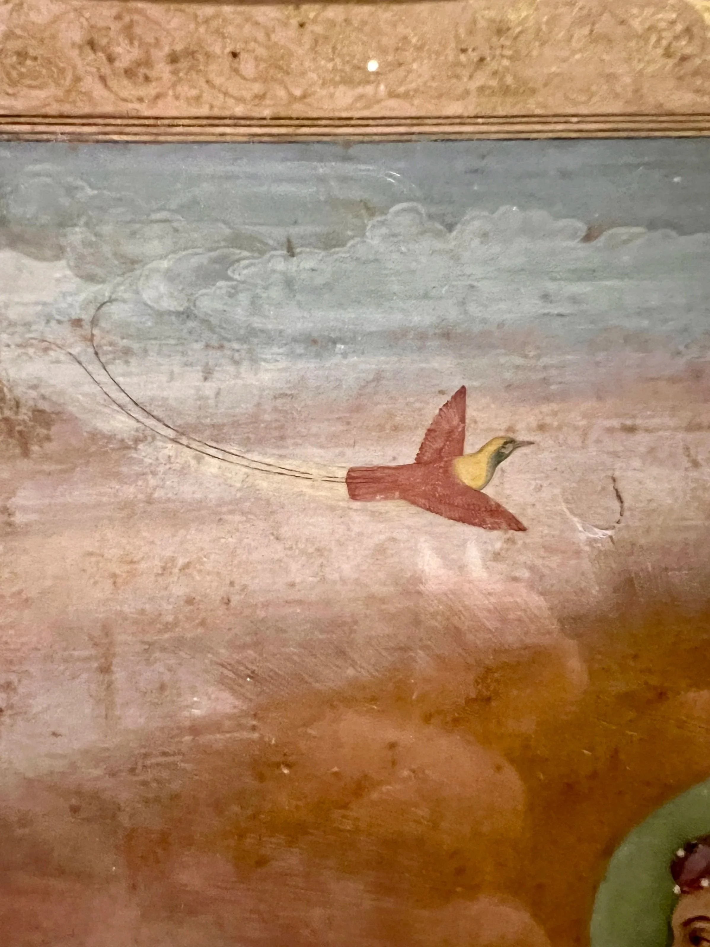 Detail from a Mughal miniature in the V&amp;A museum, London