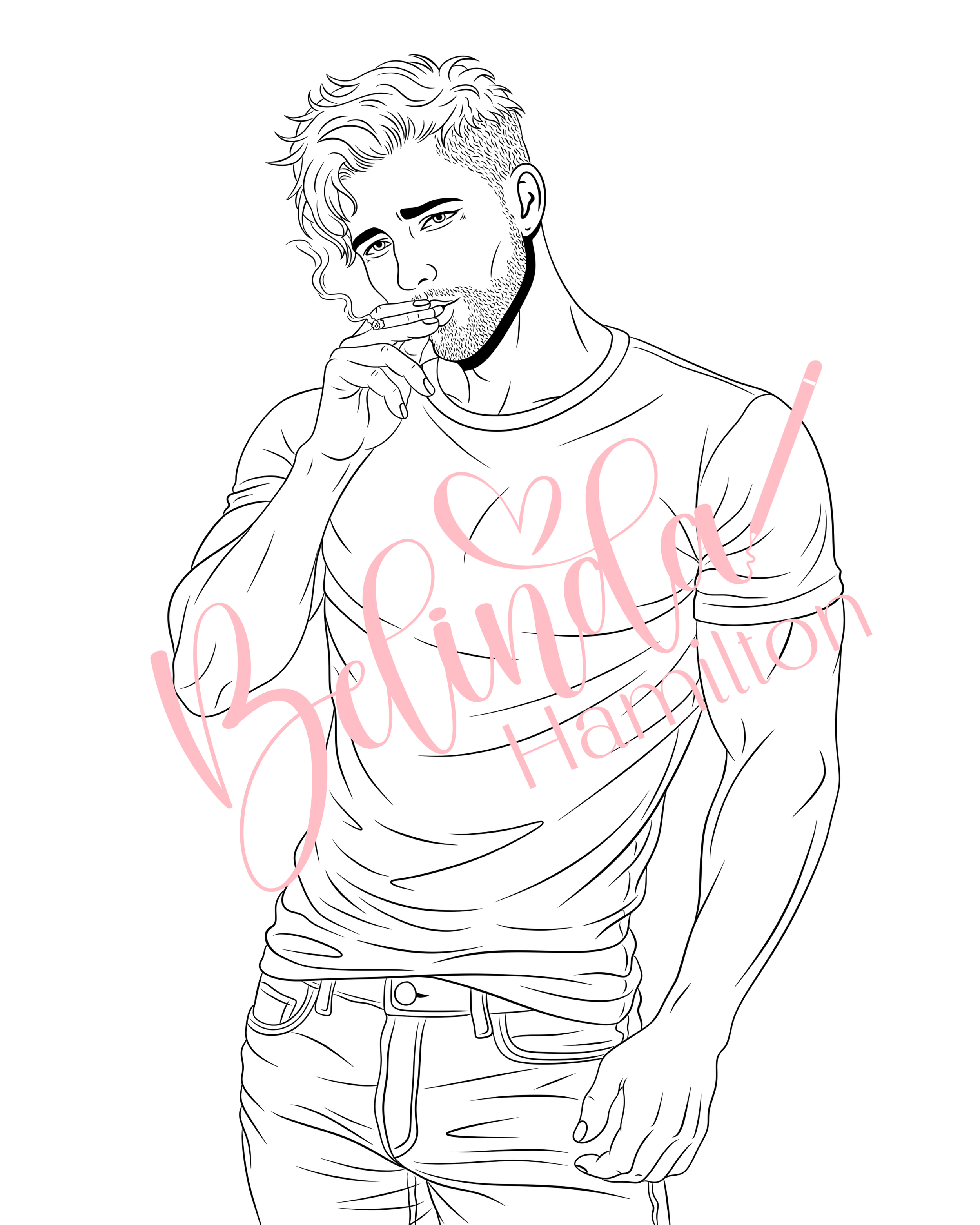 Pre-Made Piece (Half-Body Male)