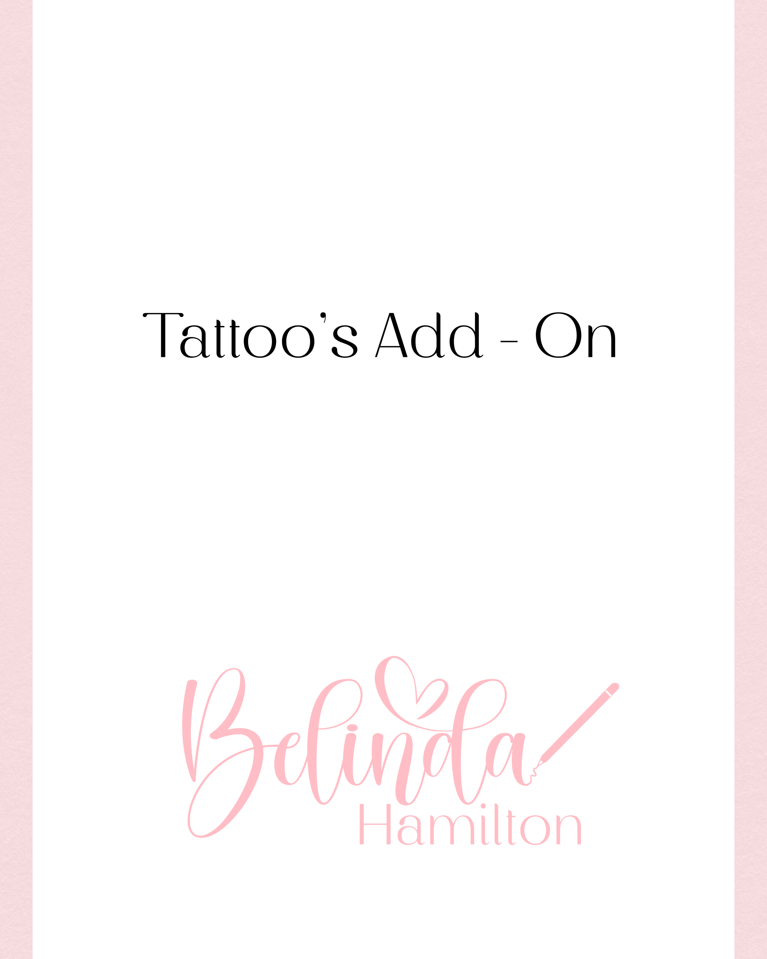 Tattoo's Add-On
