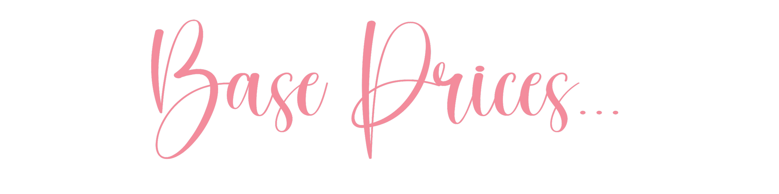 Pink cursive text on black background that reads 'Base Pumps...'.