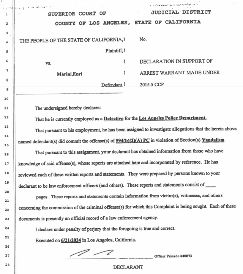 7-5-2025 lapd ismael peinado second investigation report vandalism case - page 5.jpg