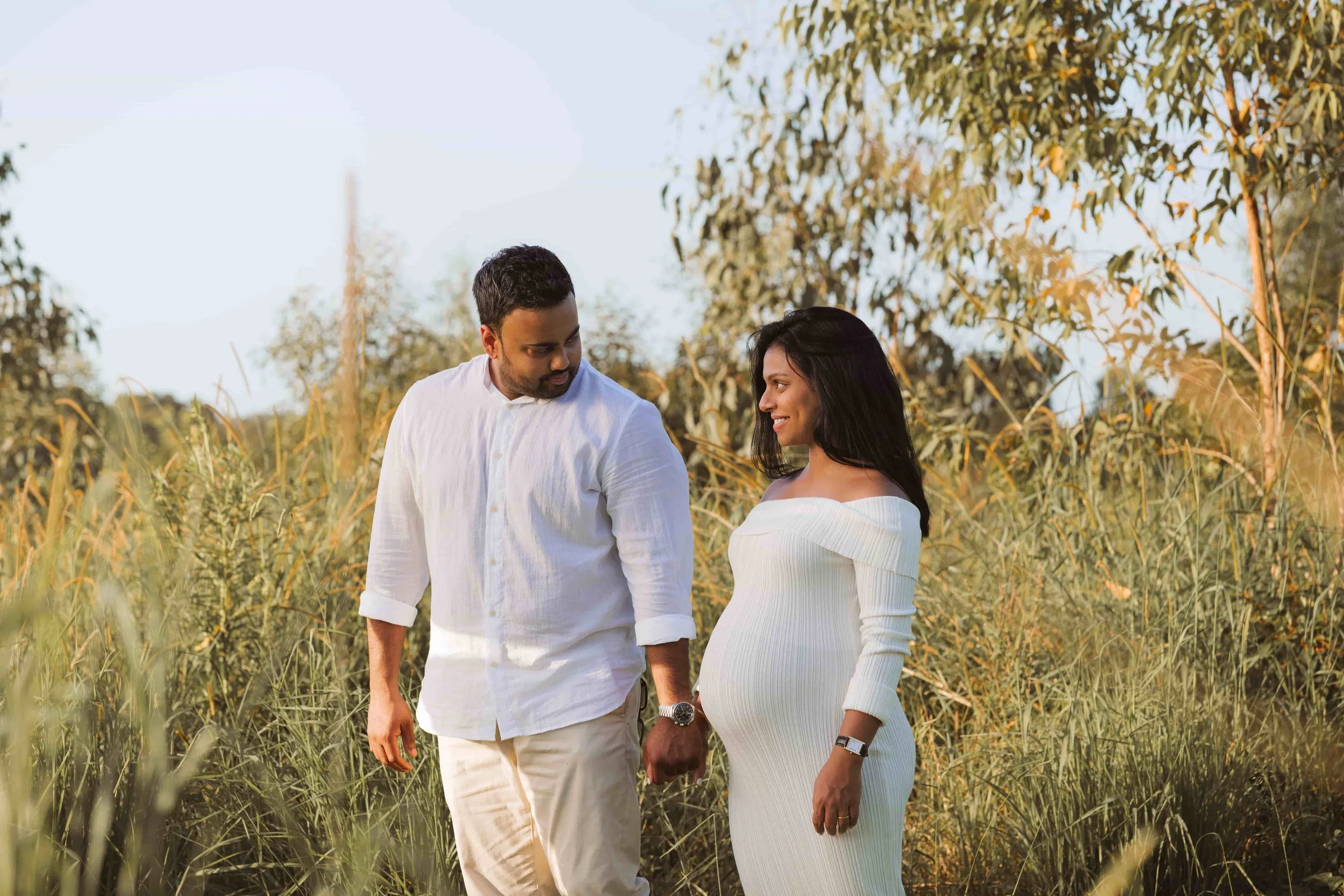 couple looking at each other