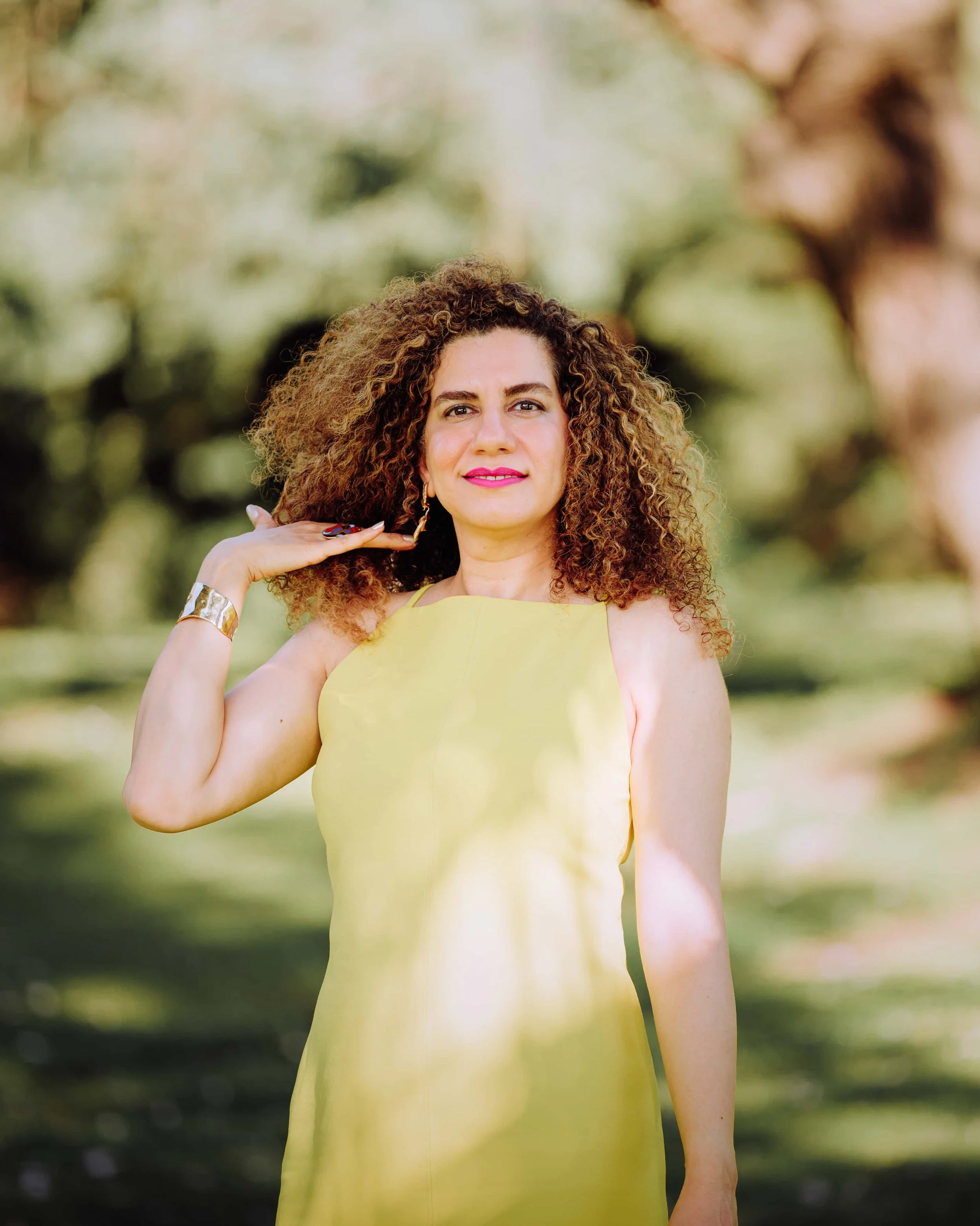 woman in brisbane sunset