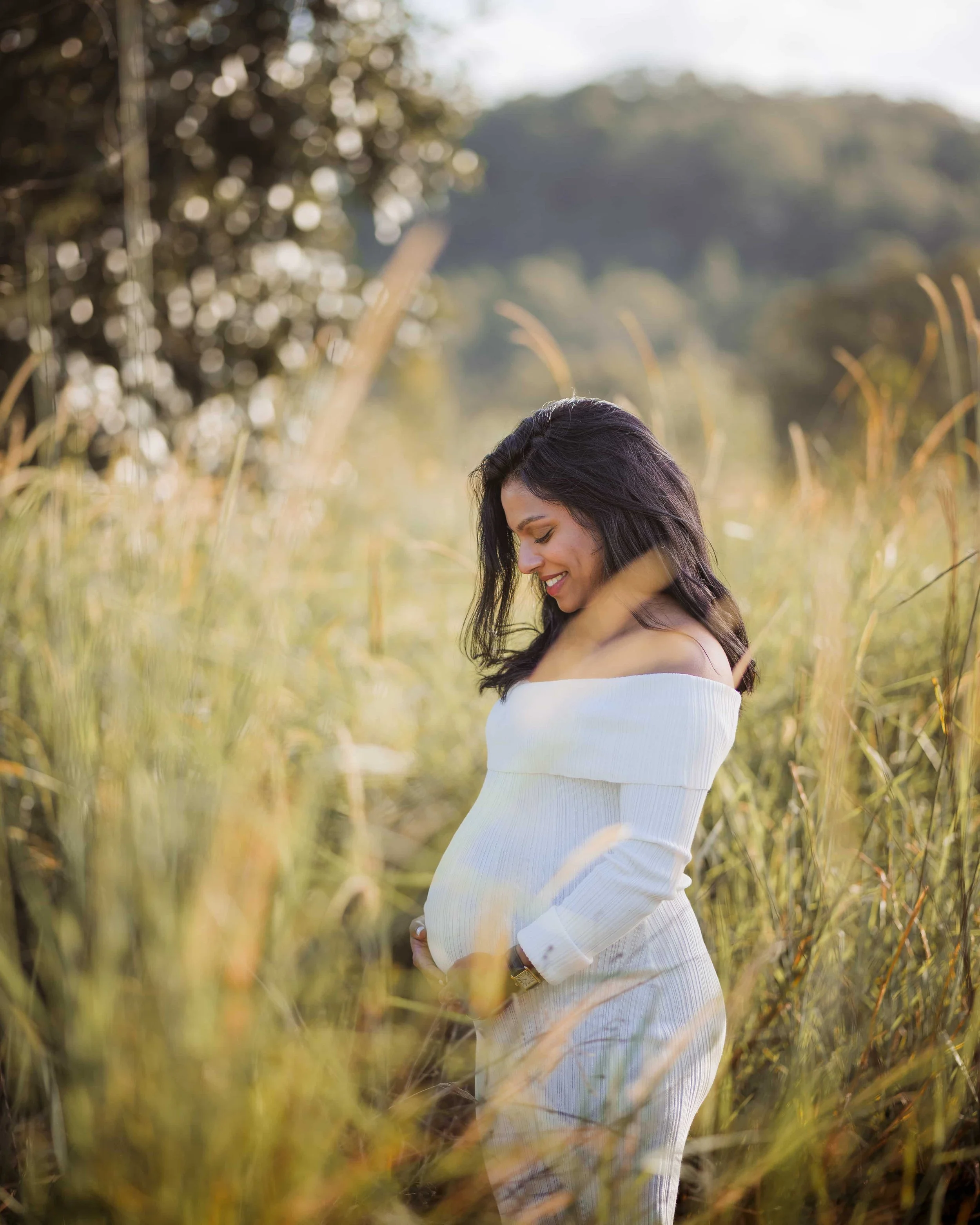 thoughtful posing woman