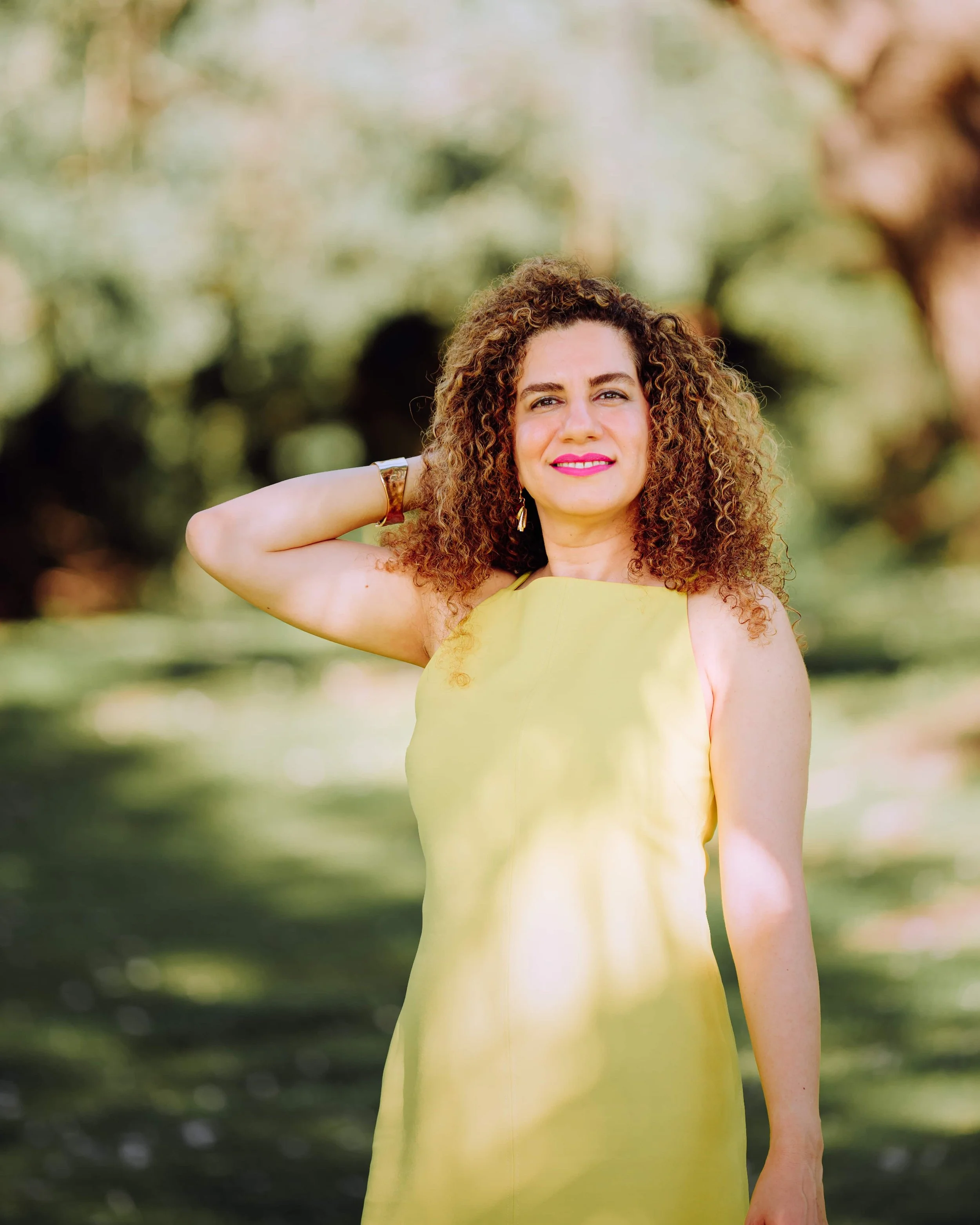 woman in green brisbane park