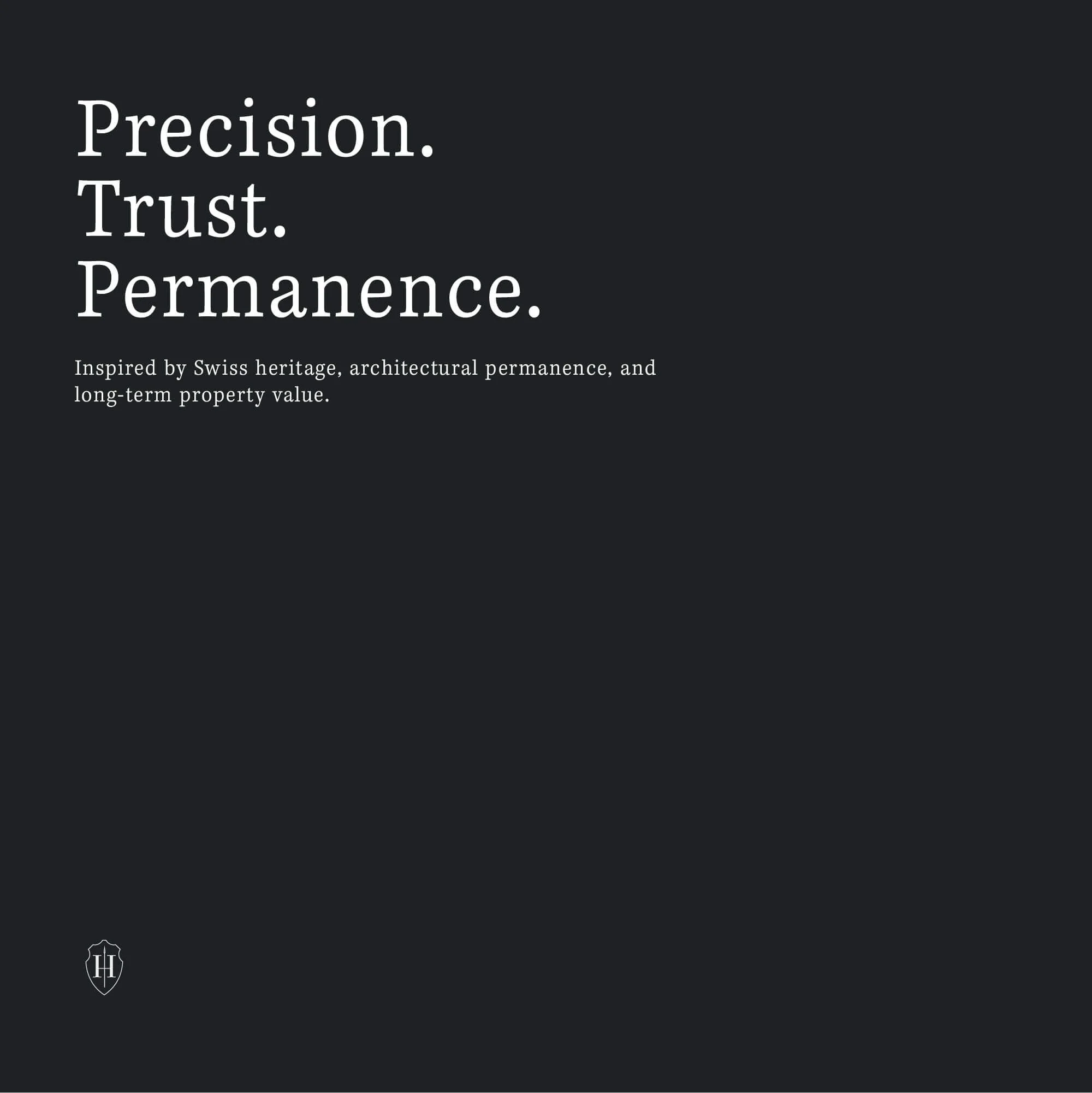 Helvesta Swiss real estate investment quote design