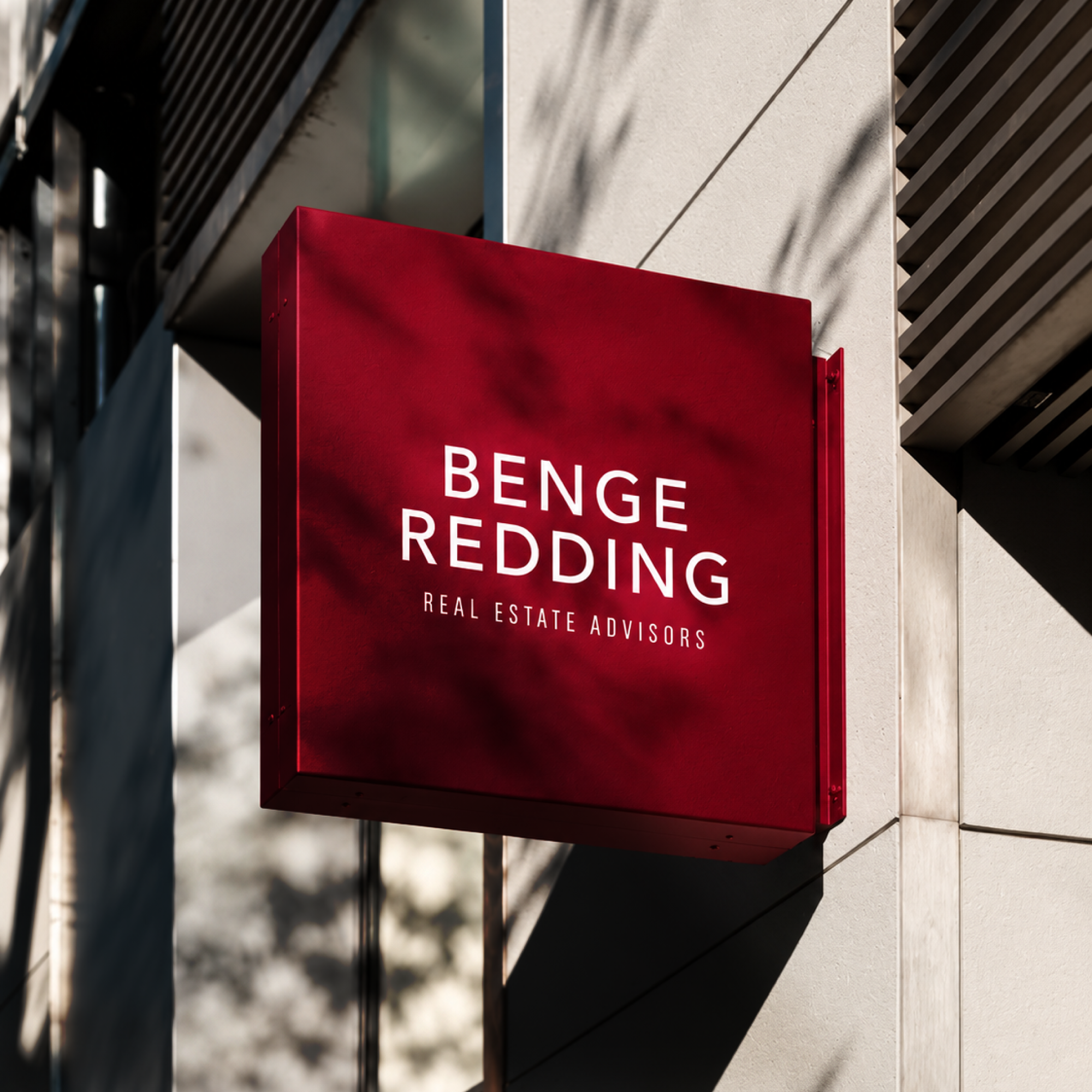 red-real-estate-signage