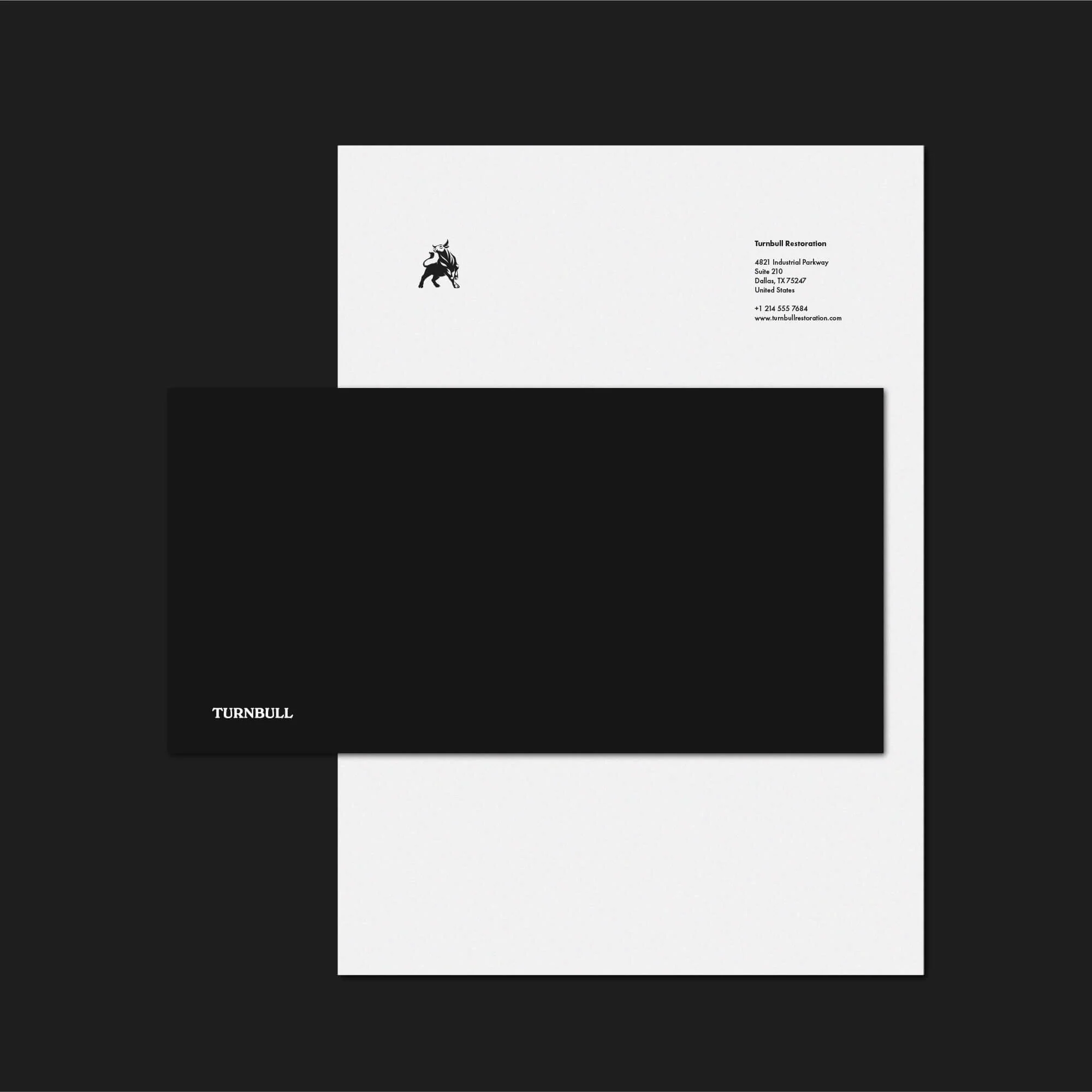 envelope and stationery design