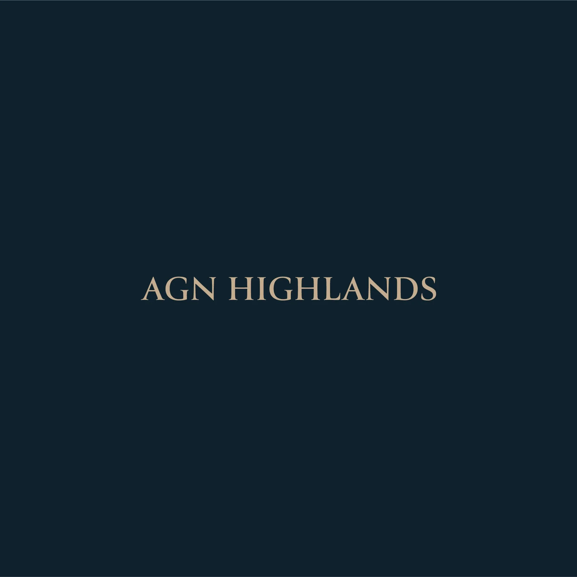 AGN Highlands accounting firm wordmark logo design